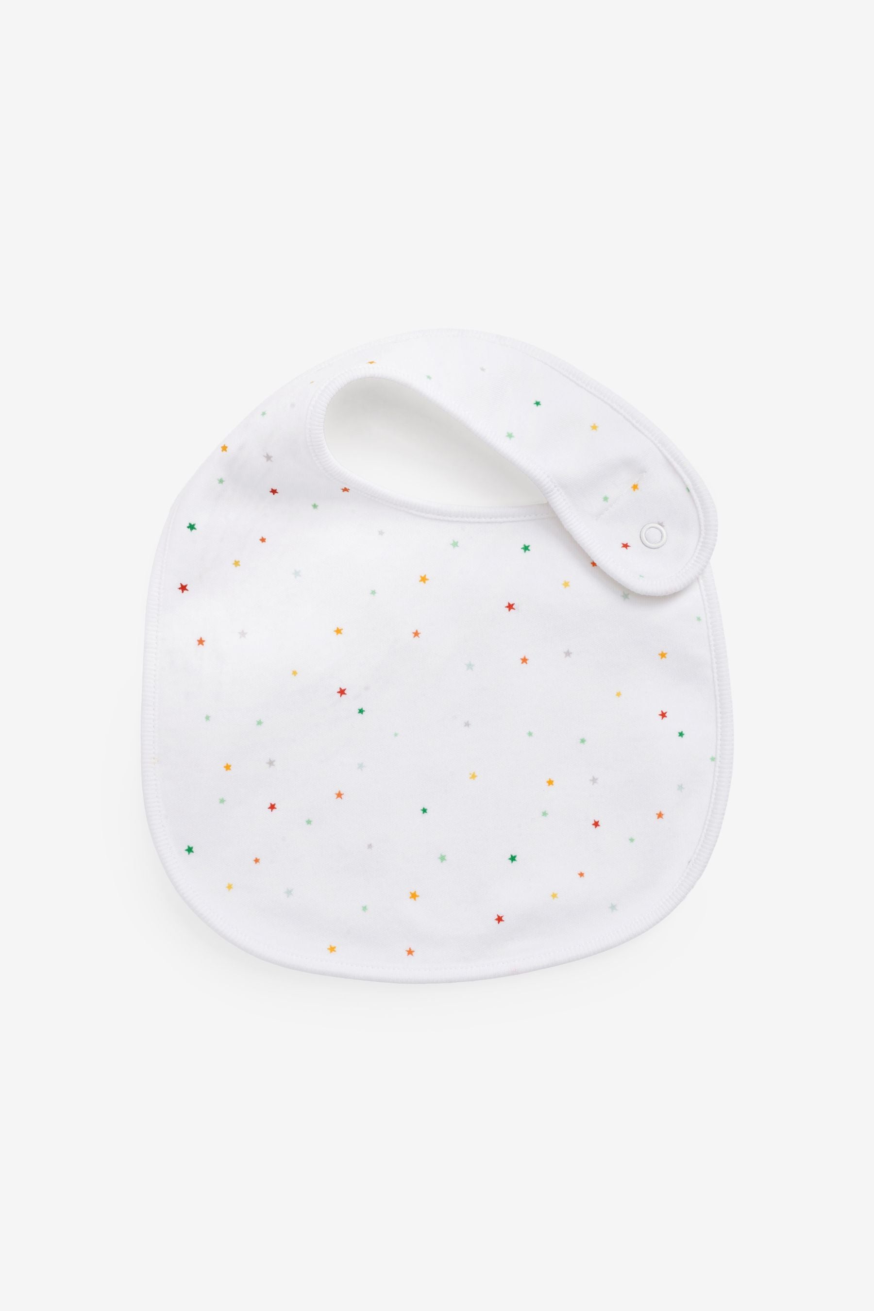 White Bright Character 3 Pack Regular Bibs