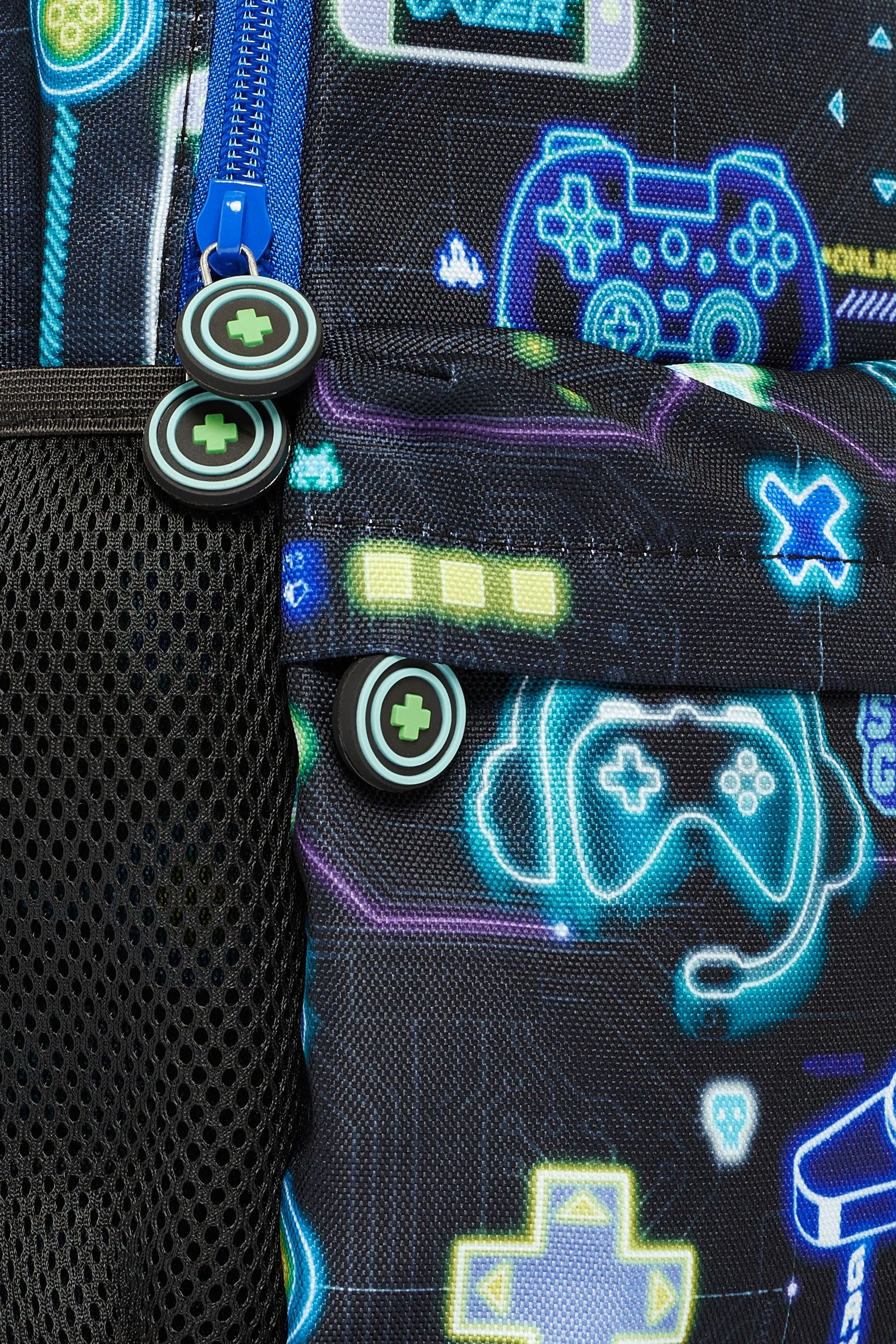 Blue Gamer Backpack