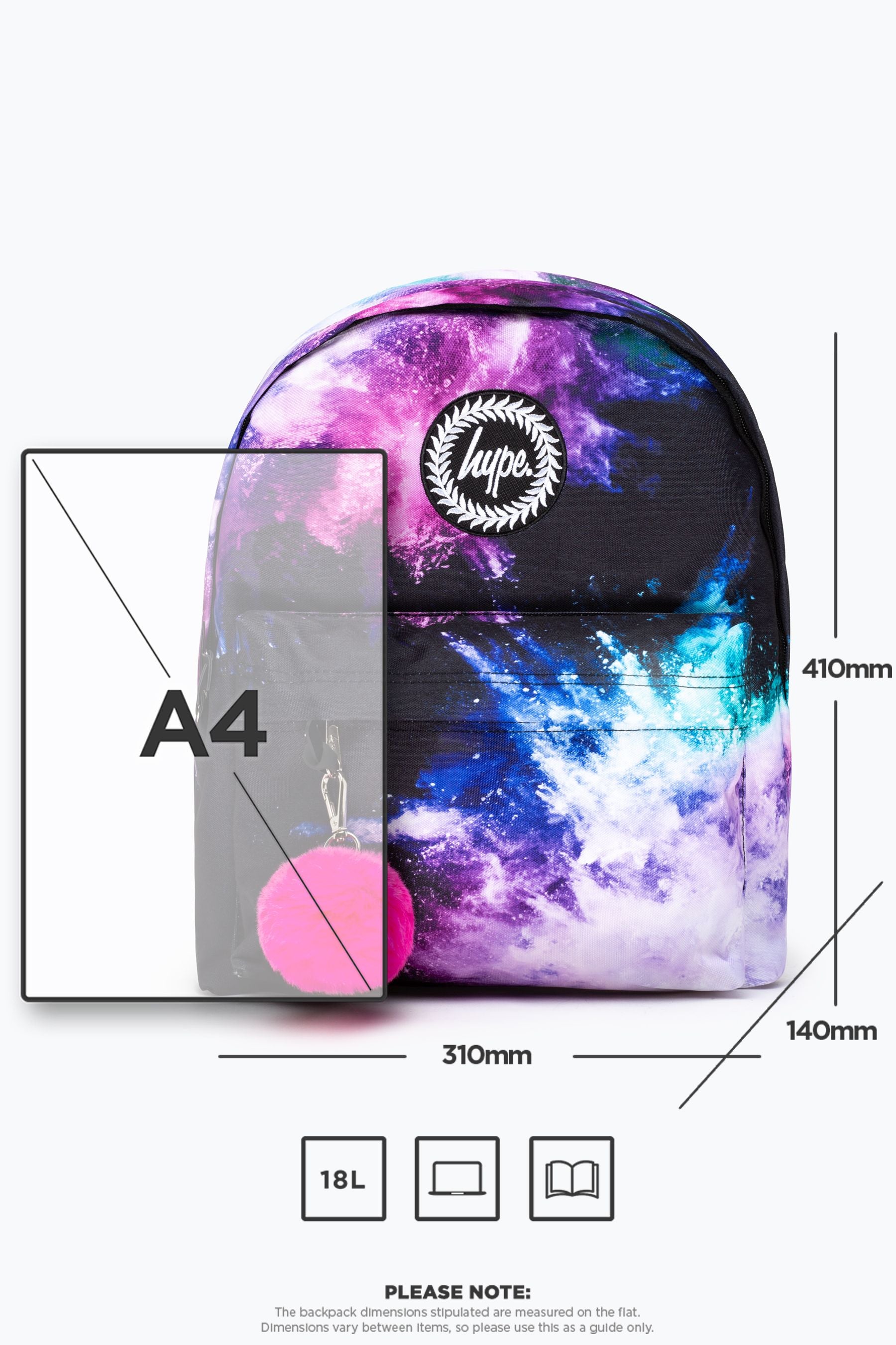 Hype. Purple Chalk Dust Backpack