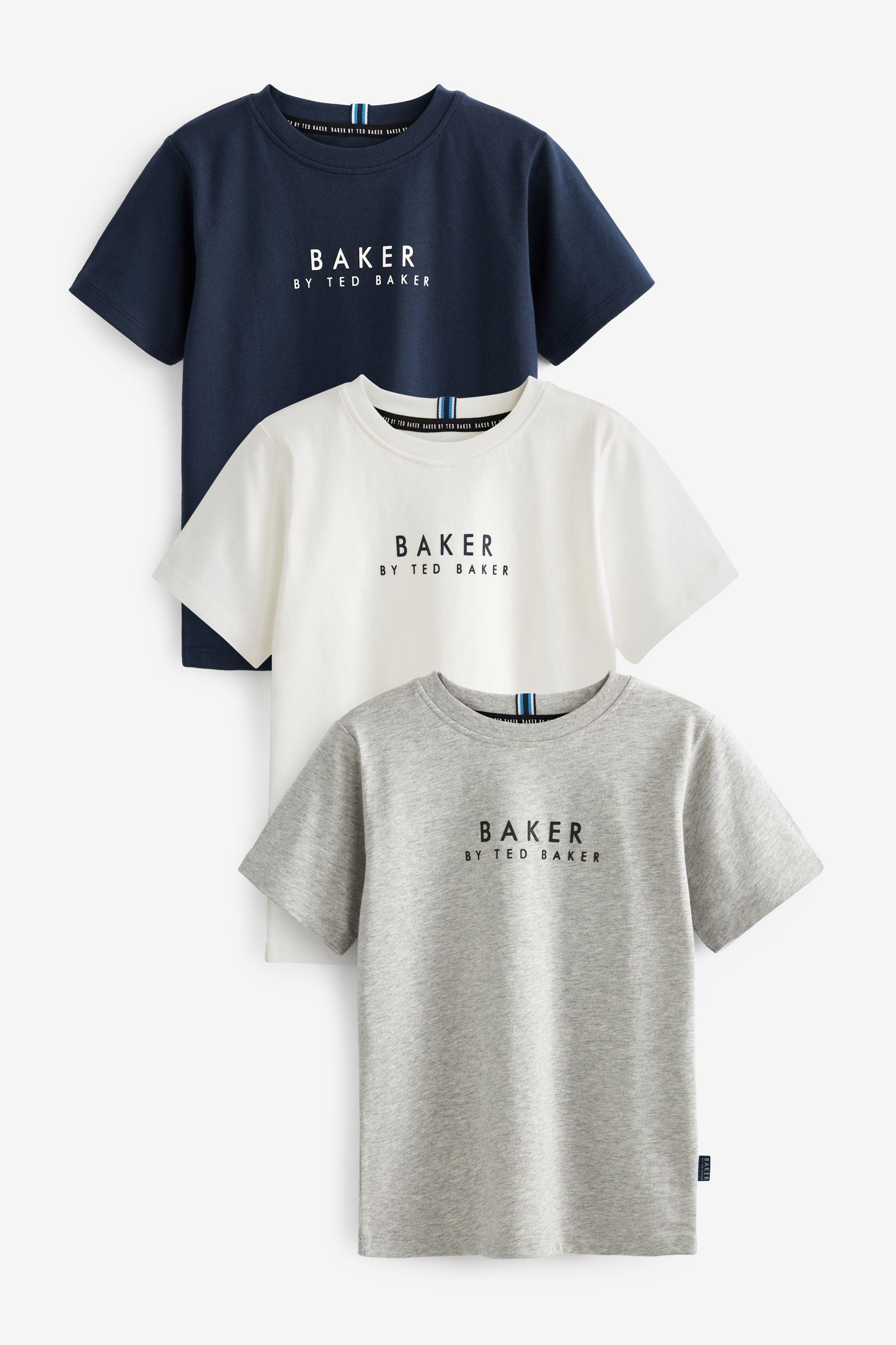 Baker by Ted Baker 100% Cotton T-Shirts 3 Pack