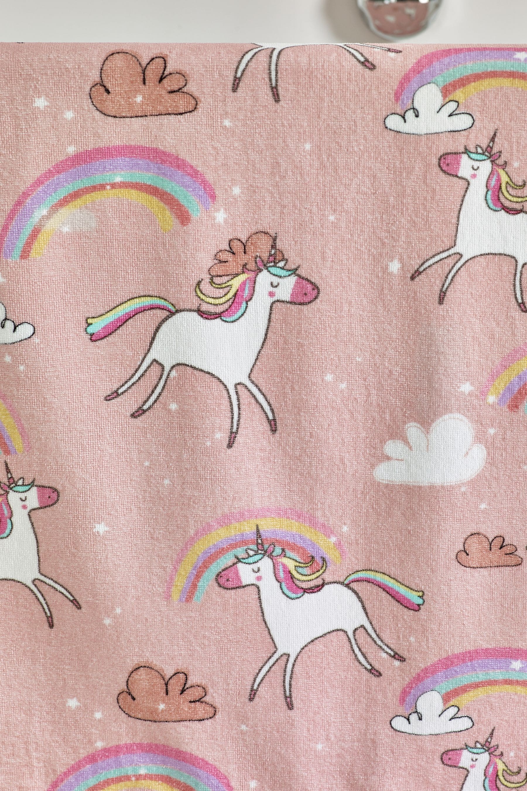 Pink Unicorn Childrens Towel 100% Cotton