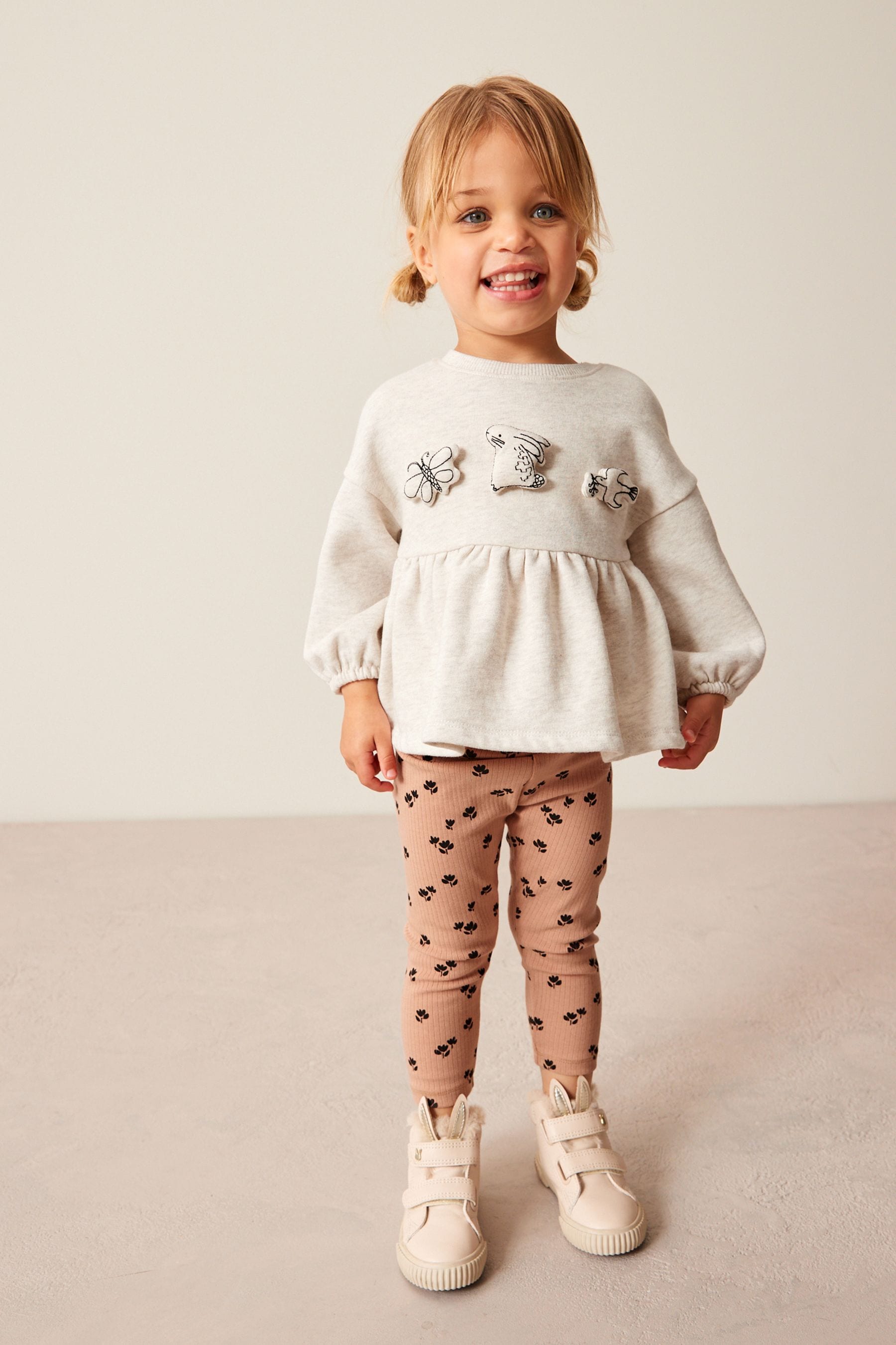 Neutral Top and Legging Set (3mths-7yrs)