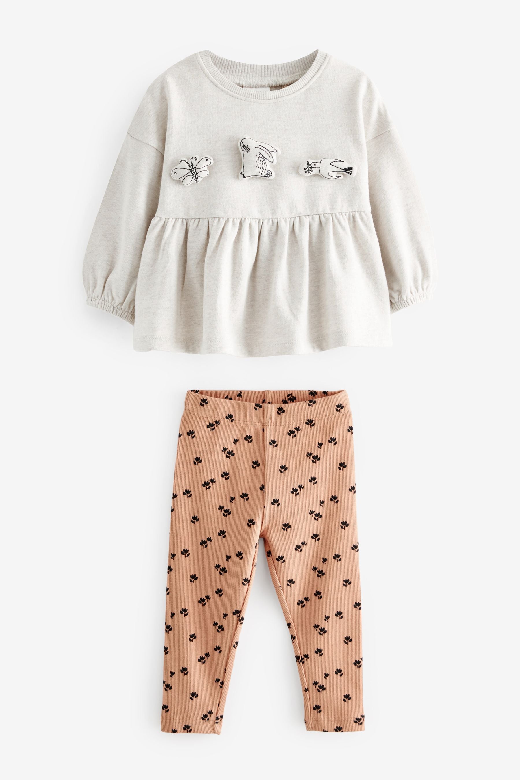 Neutral Top and Legging Set (3mths-7yrs)