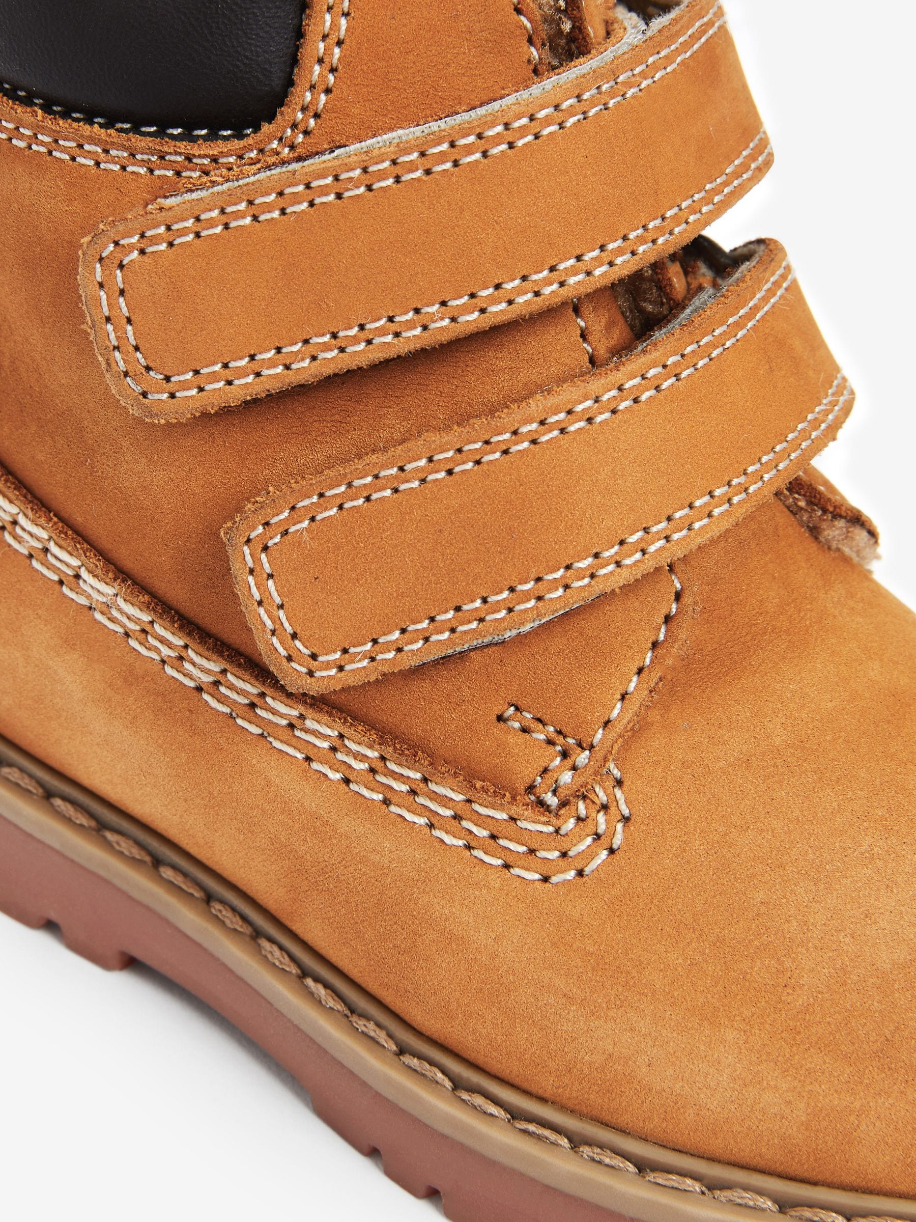 Honey Tan Leather Thermal Thinsulate™ Lined Touch Fastening Work Boots