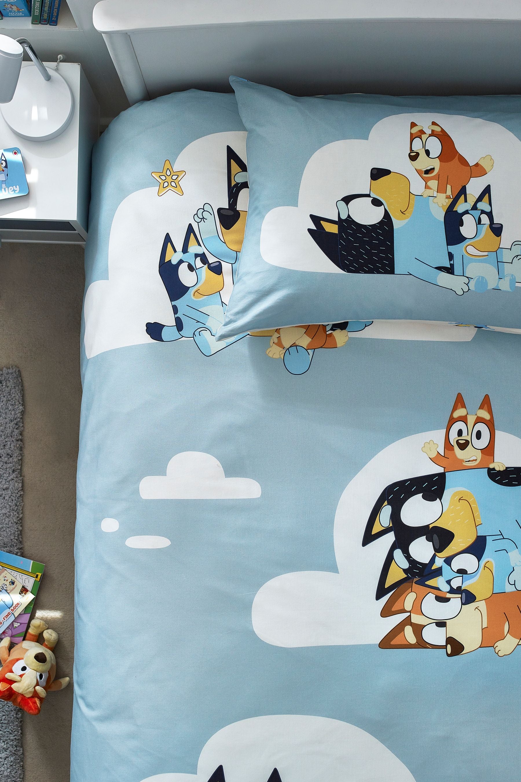 Bluey Reversible 100% Cotton Duvet Cover and Pillowcase Set