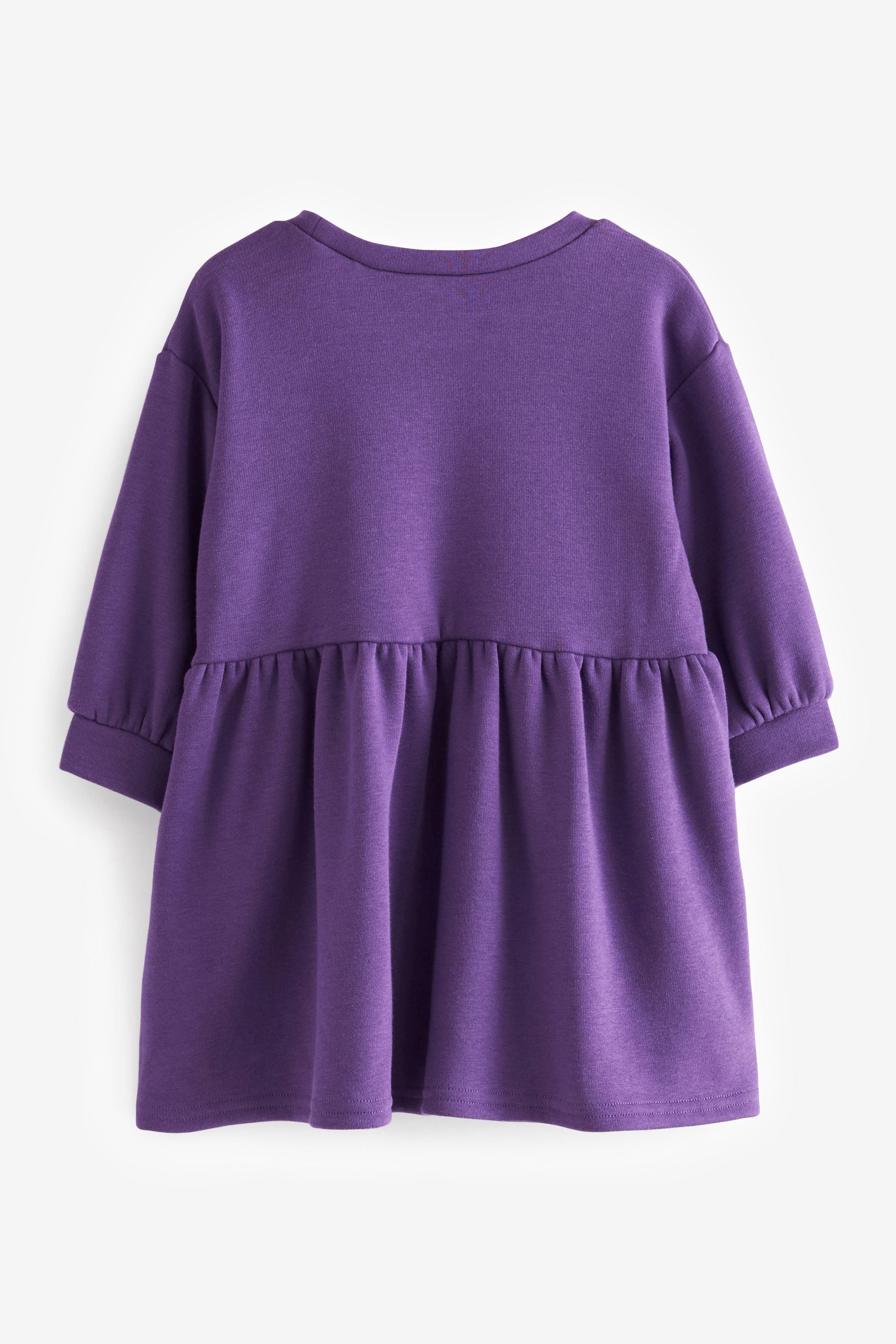 Purple Cosy Sweat Dress (3mths-7yrs)