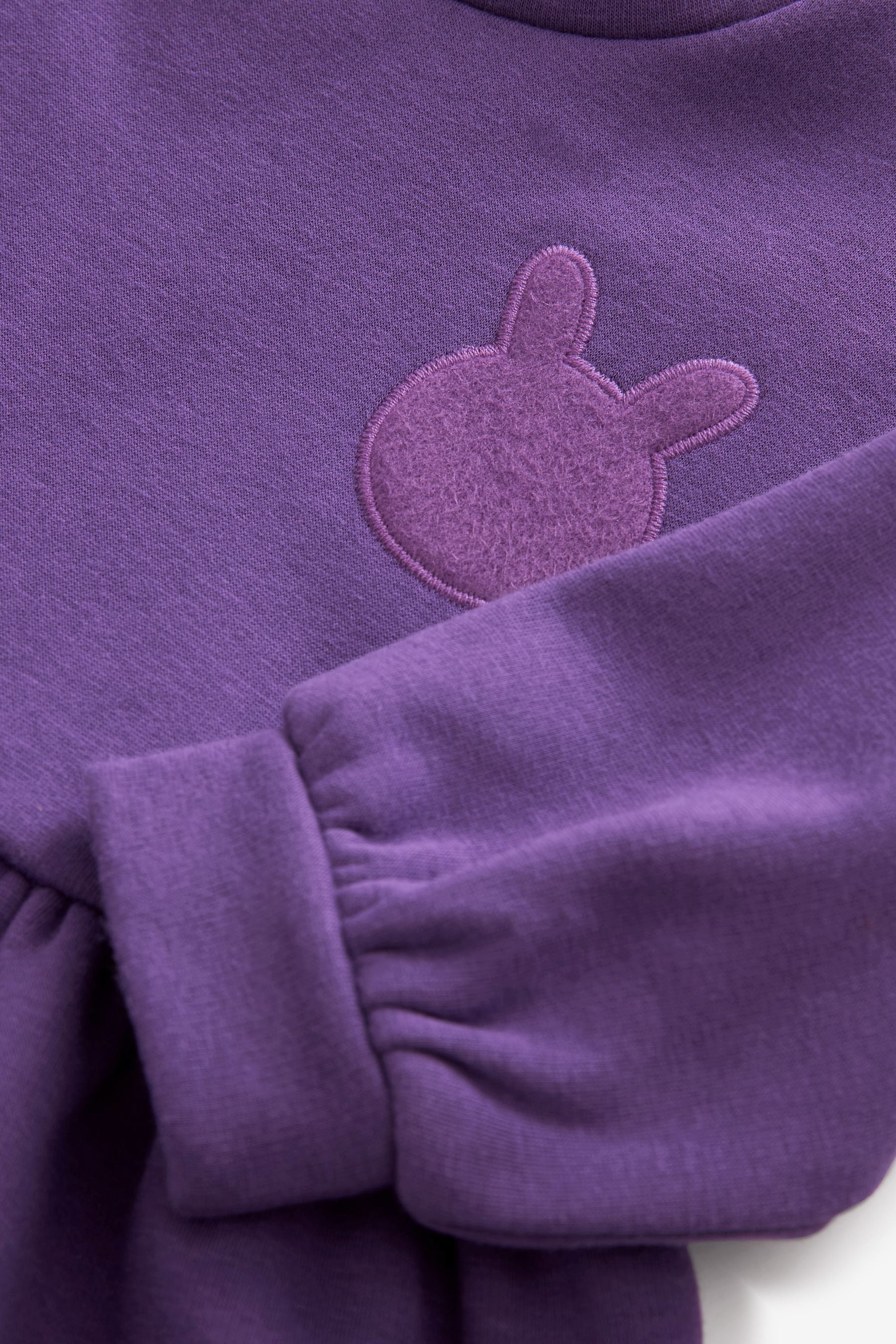 Purple Cosy Sweat Dress (3mths-7yrs)