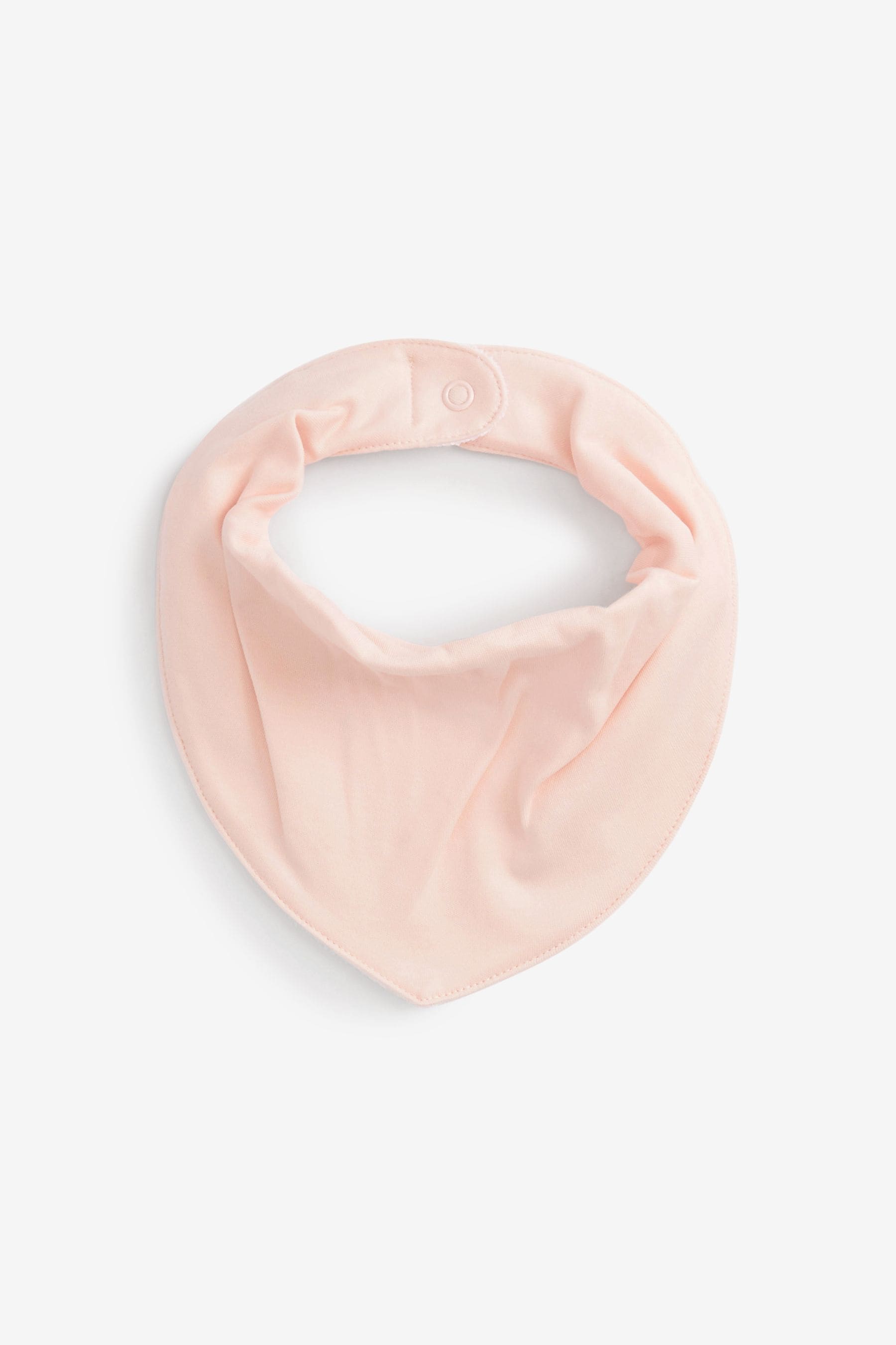 Pink Dribble 100% Cotton Bibs 5 Pack