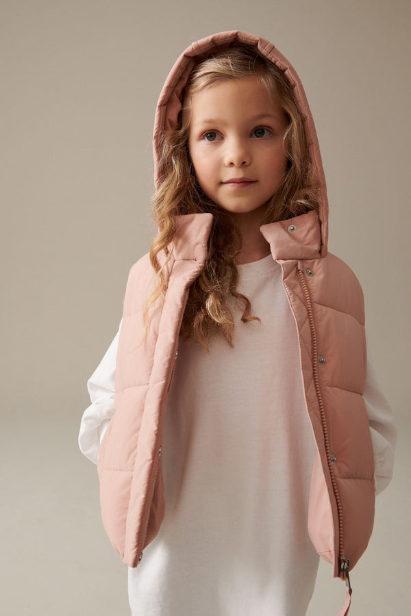 Neutral Crop Padded Gilet (3-16yrs)