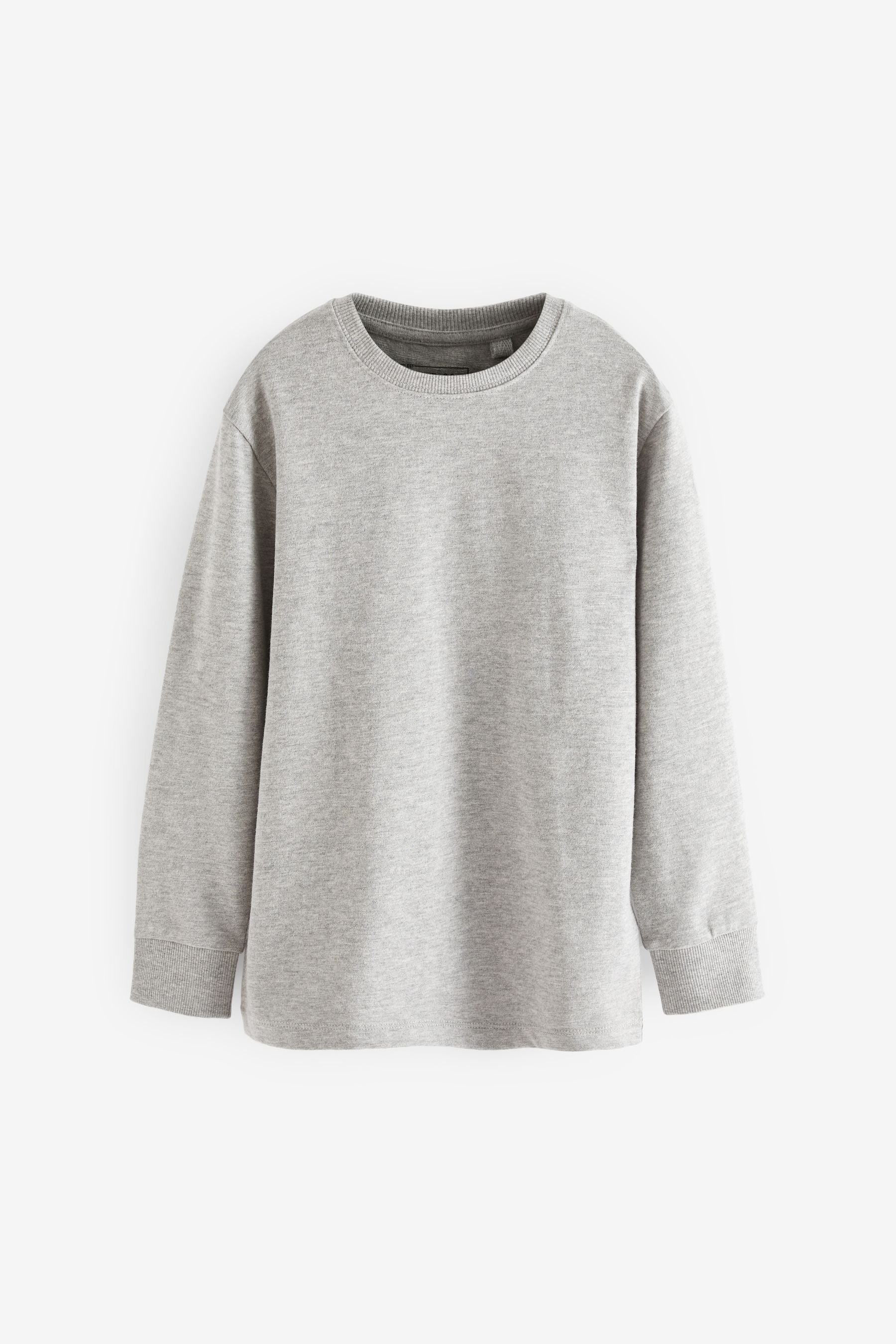 Grey Long Sleeve Cosy T-Shirt (3-16yrs)