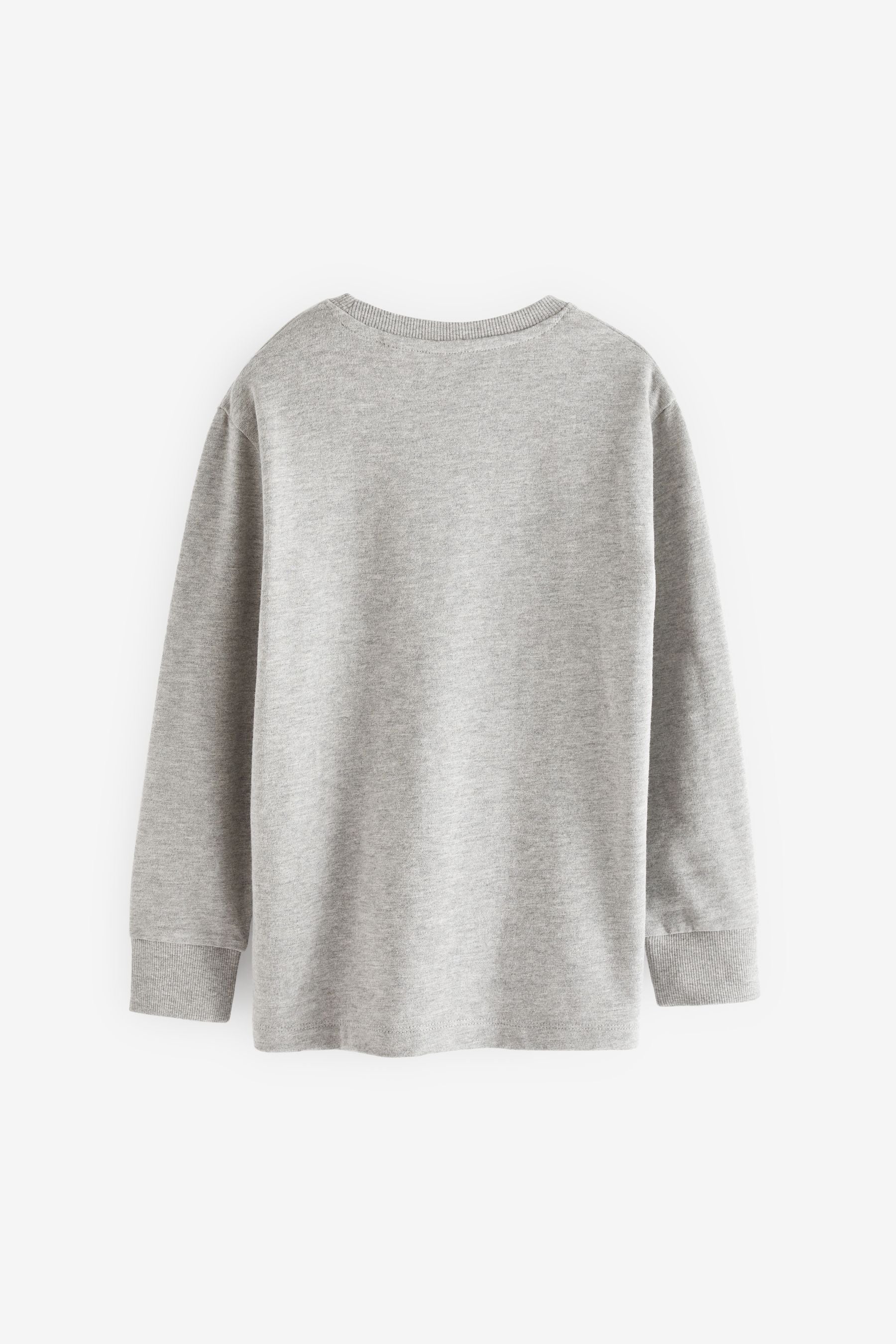 Grey Long Sleeve Cosy T-Shirt (3-16yrs)