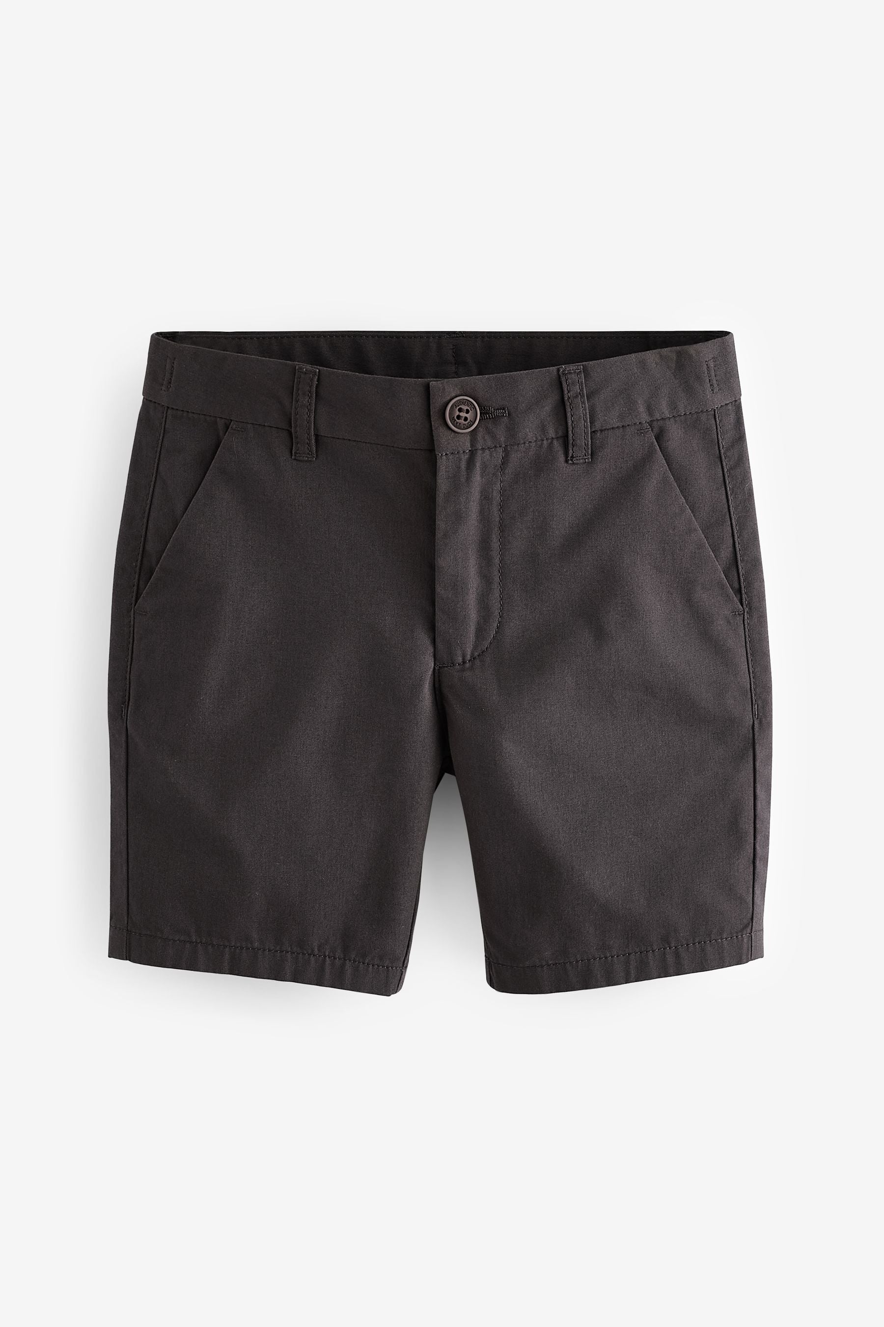 Charcoal Grey 100% Cotton Chino Shorts (3-16yrs)