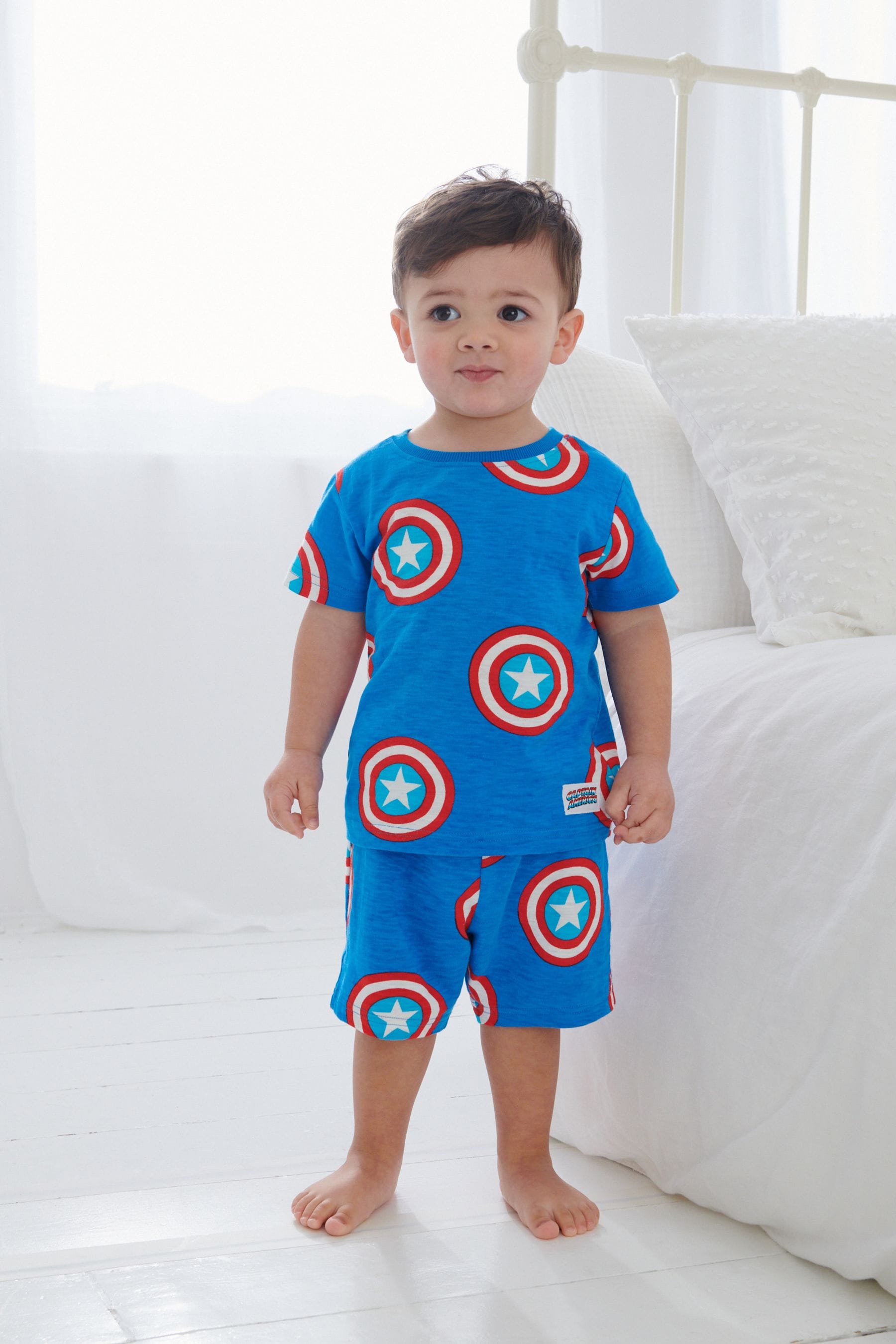 Marvel 100% Cotton Short Pyjamas 3 Pack (12mths-12yrs)