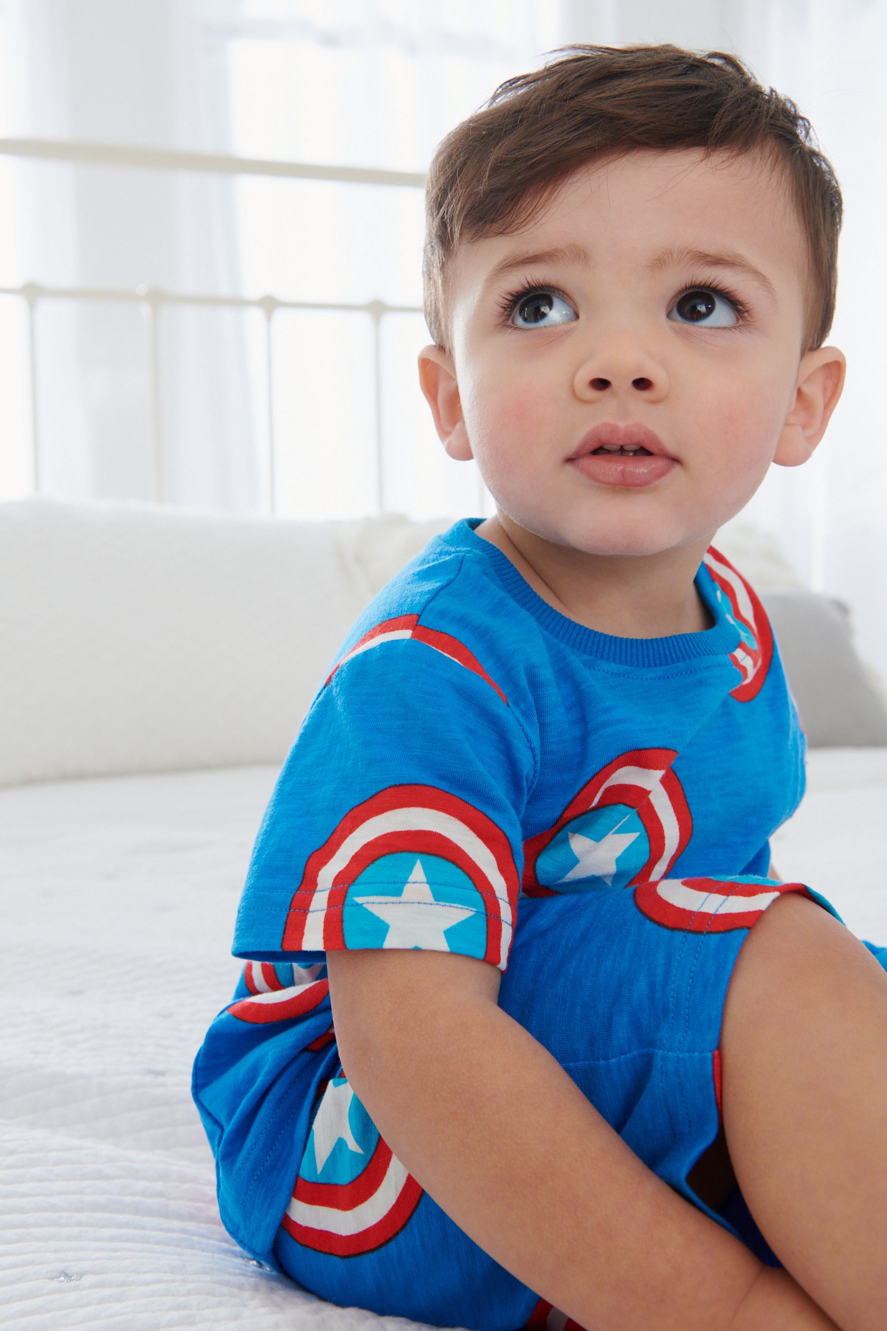 Marvel 100% Cotton Short Pyjamas 3 Pack (12mths-12yrs)