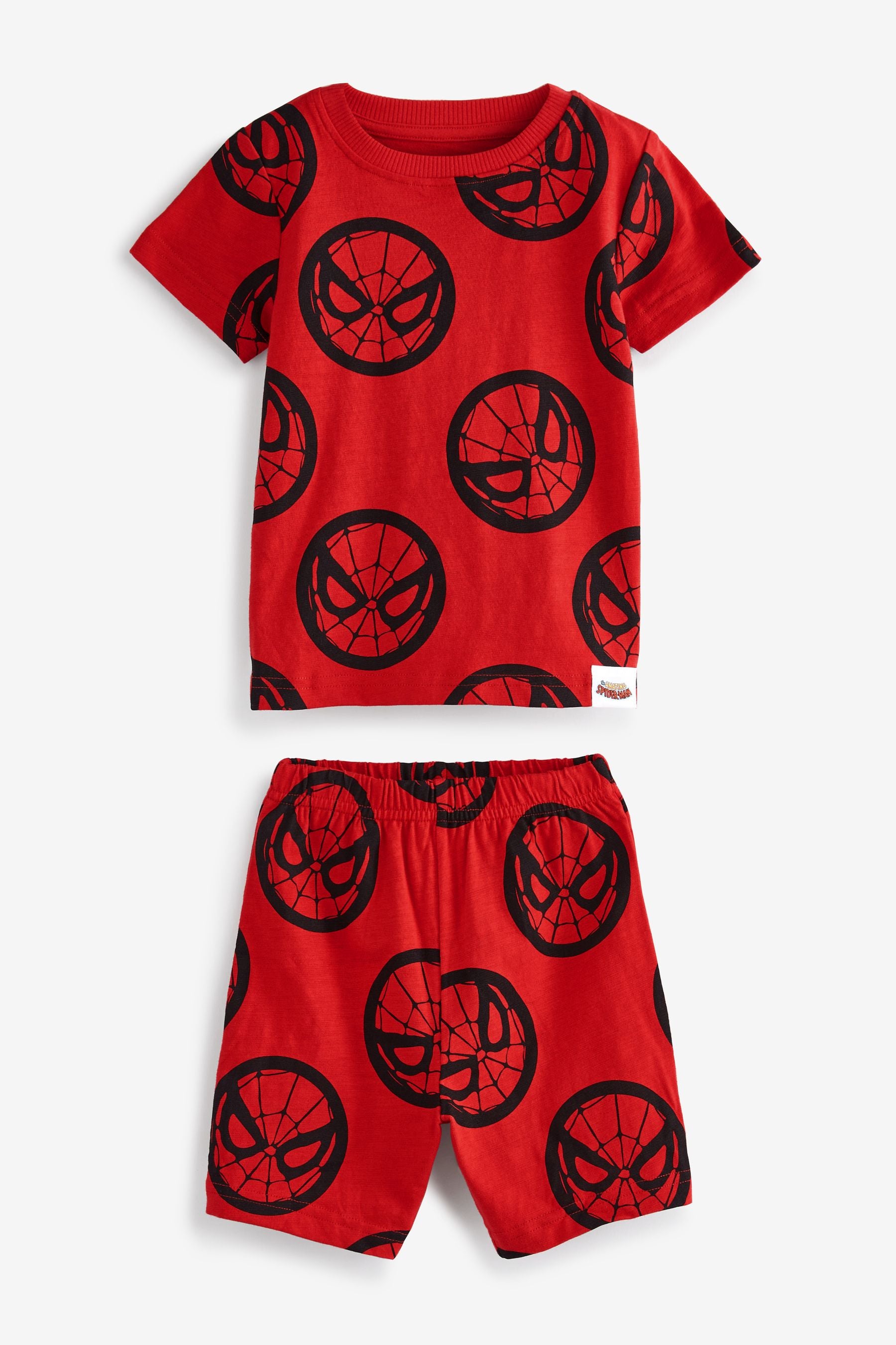 Marvel 100% Cotton Short Pyjamas 3 Pack (12mths-12yrs)