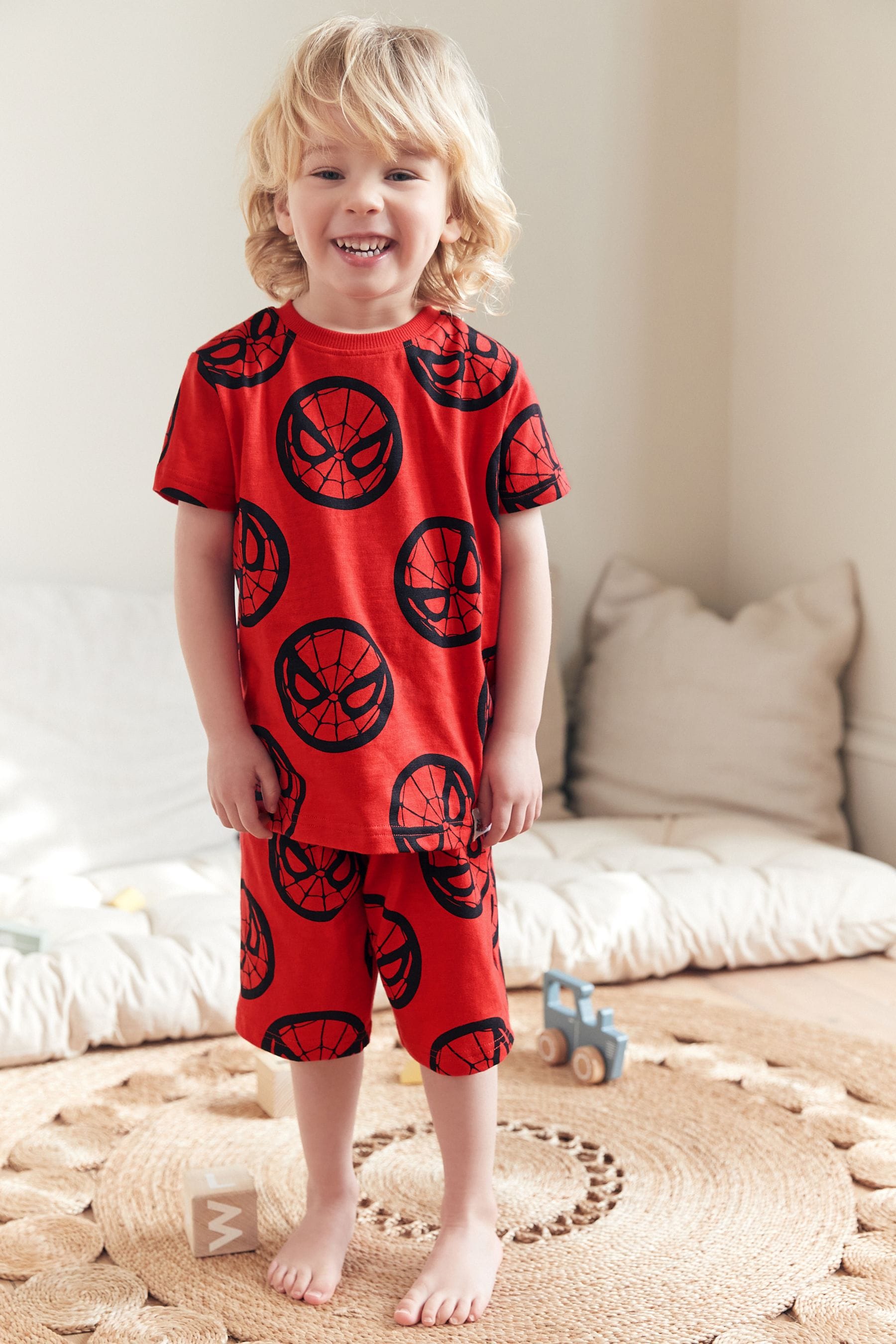 Marvel 100% Cotton Short Pyjamas 3 Pack (12mths-12yrs)