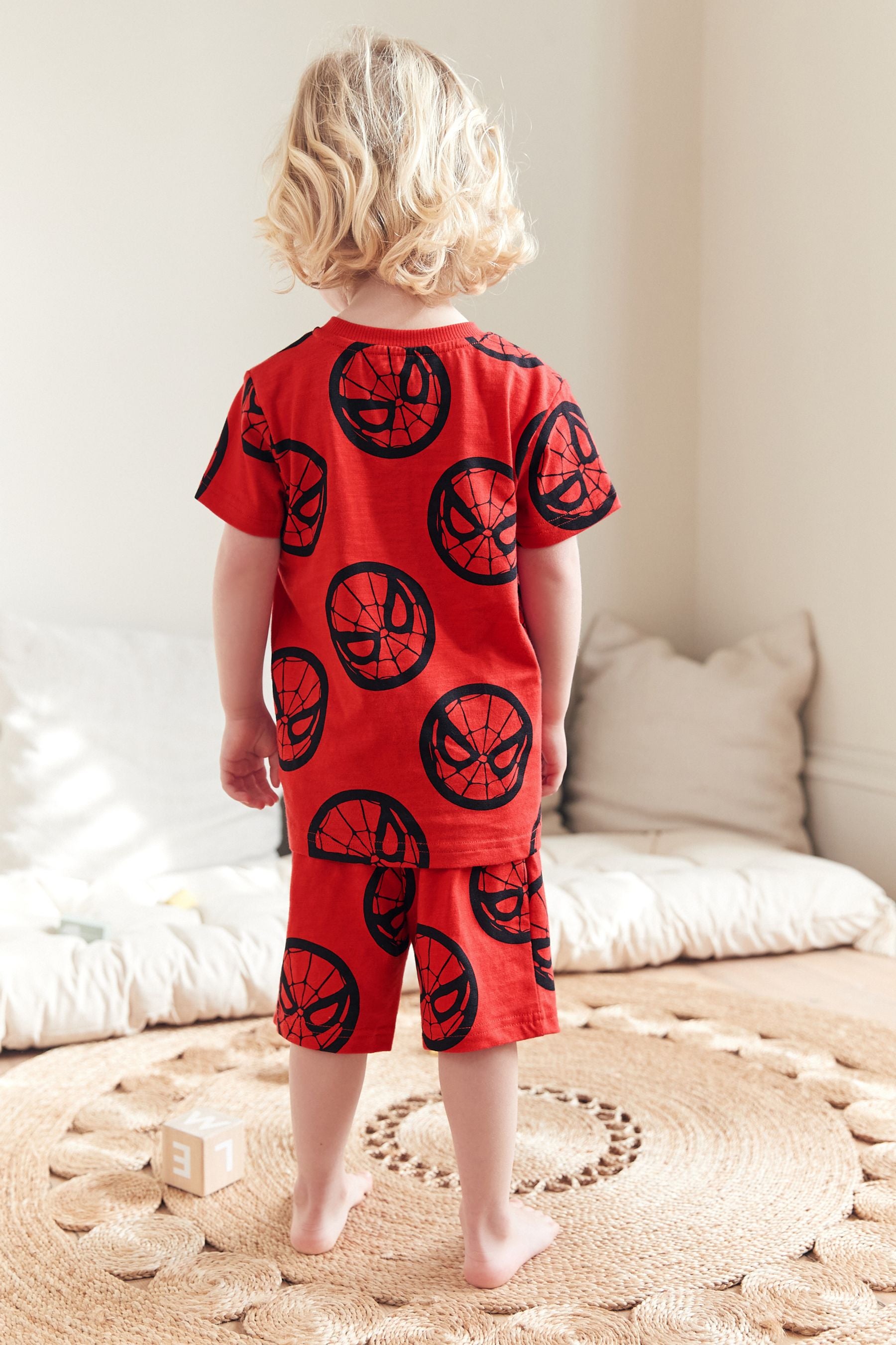 Marvel 100% Cotton Short Pyjamas 3 Pack (12mths-12yrs)