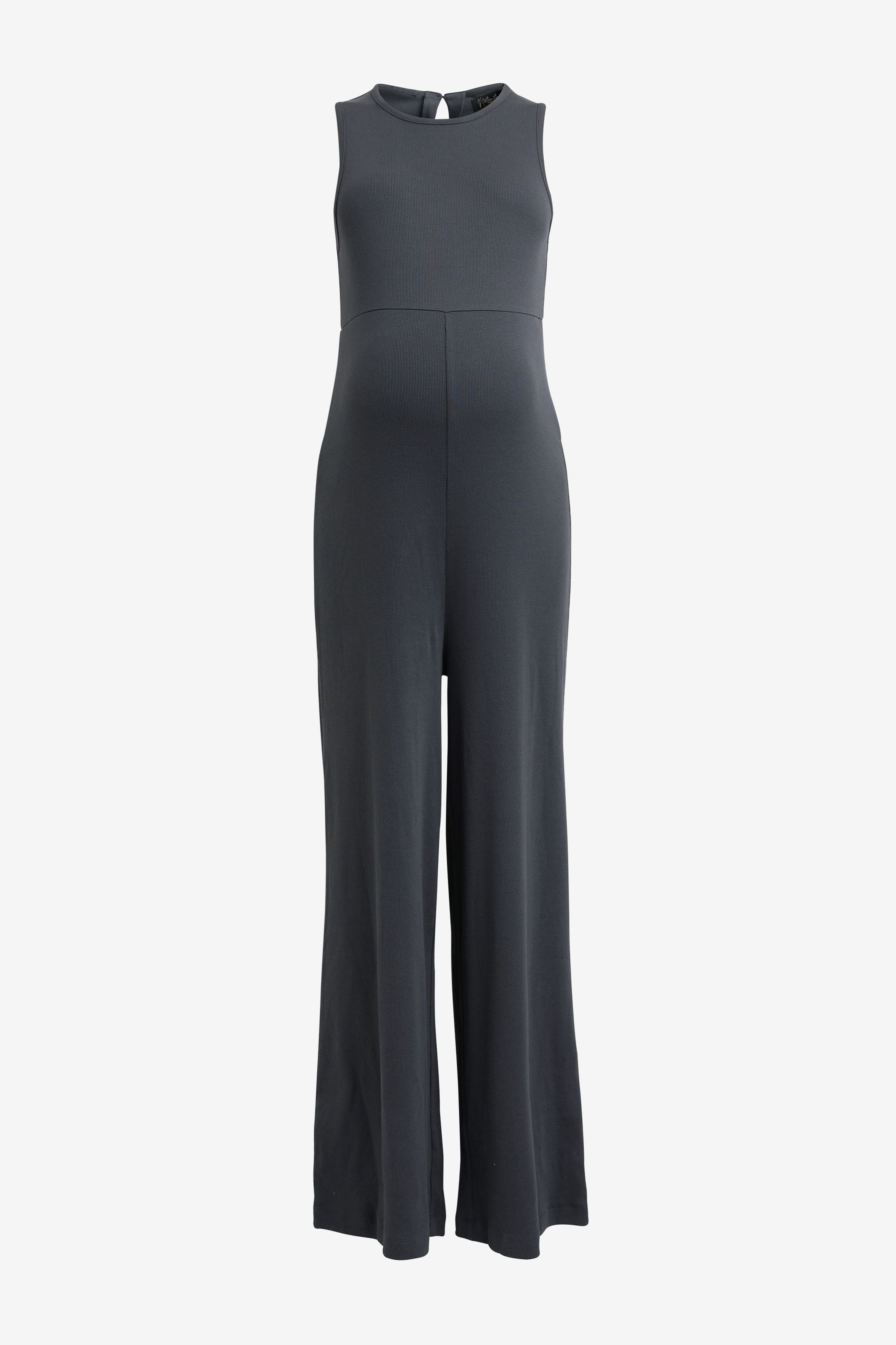 Charcoal Grey Wide Leg Jumpsuit