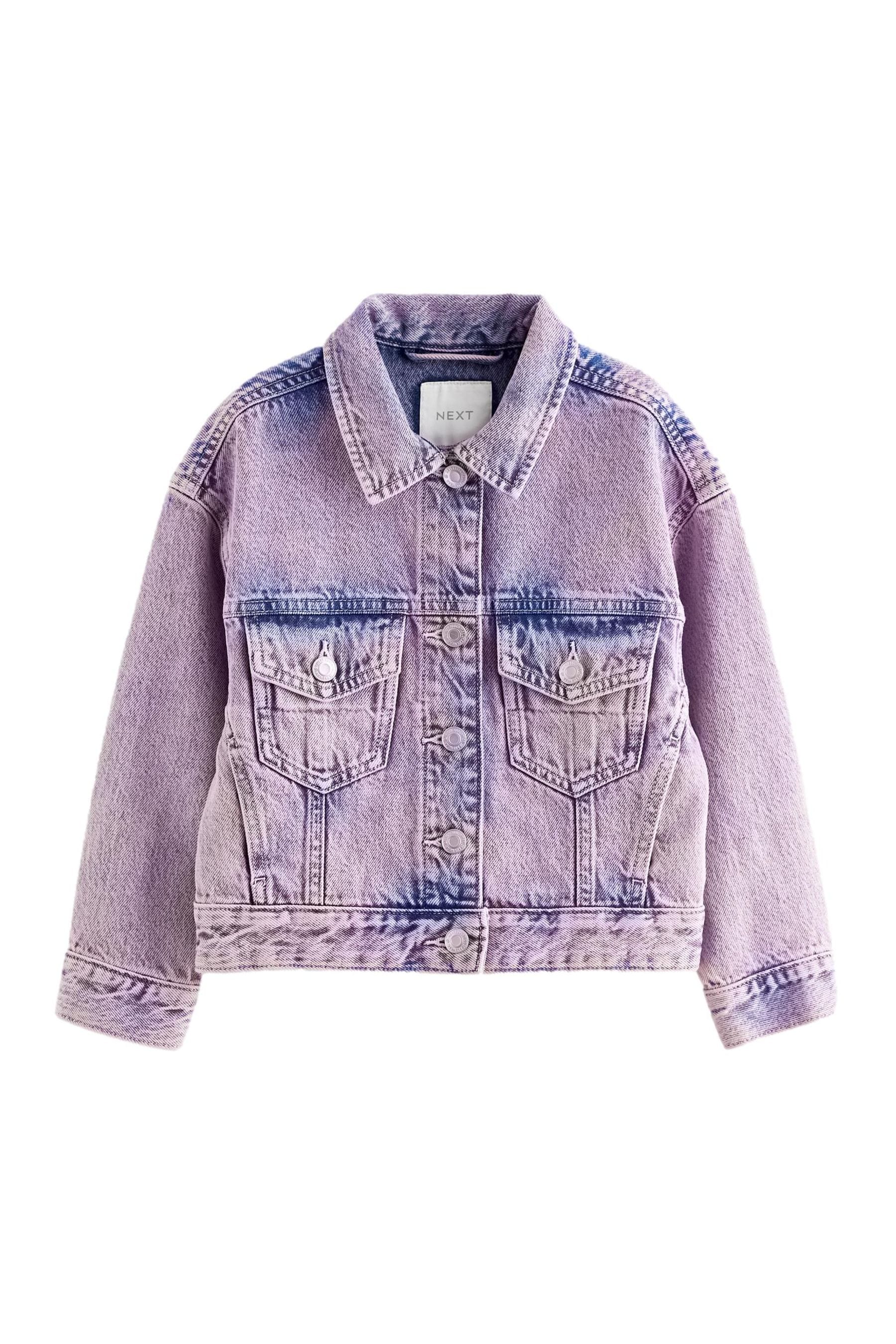 Pink Overdye Oversized Denim Jacket (3-16yrs)