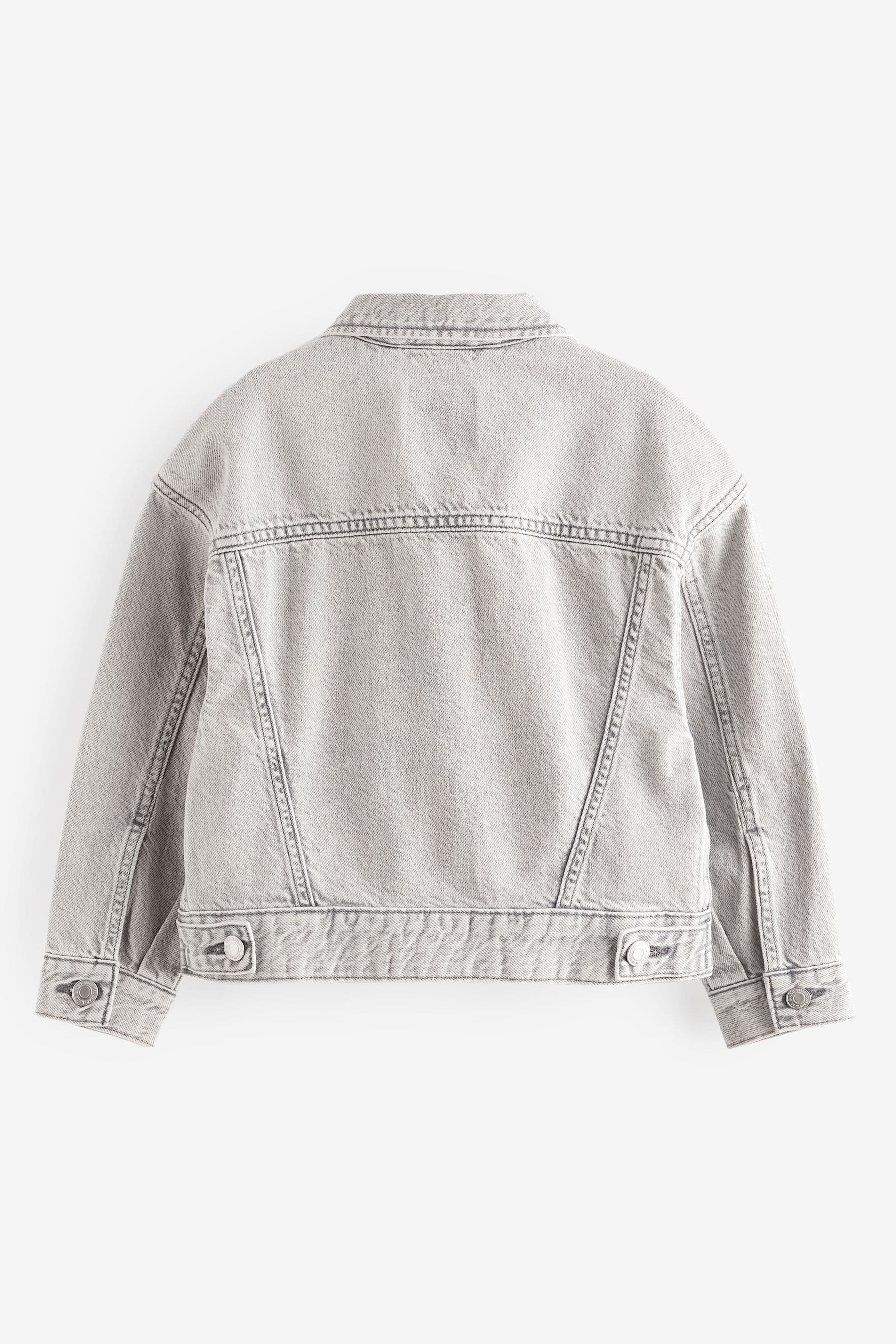 Grey Oversized Denim Jacket (3-16yrs)