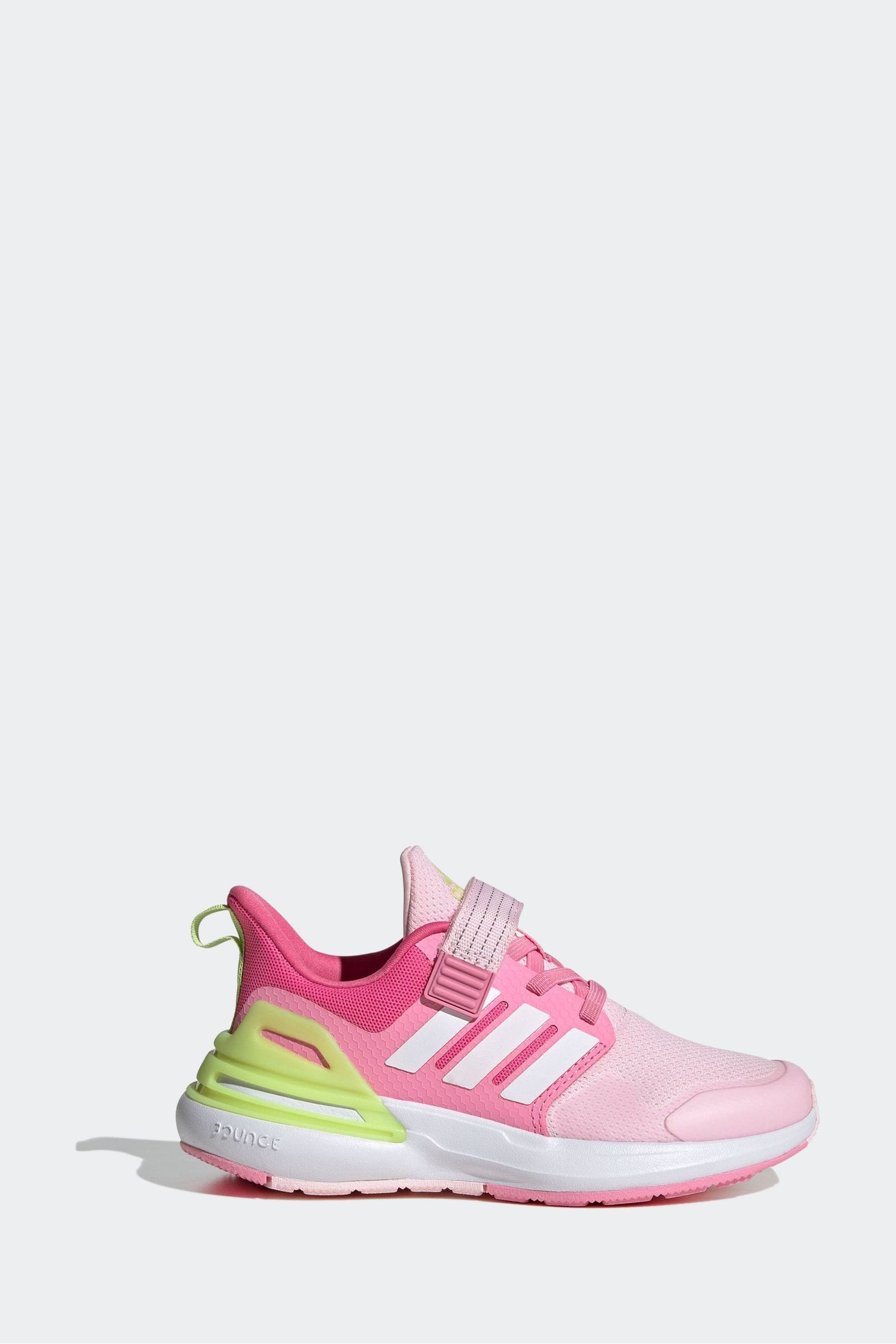 Pink adidas Sportswear Rapidasport Bounce Elastic Lace Top Strap Trainers