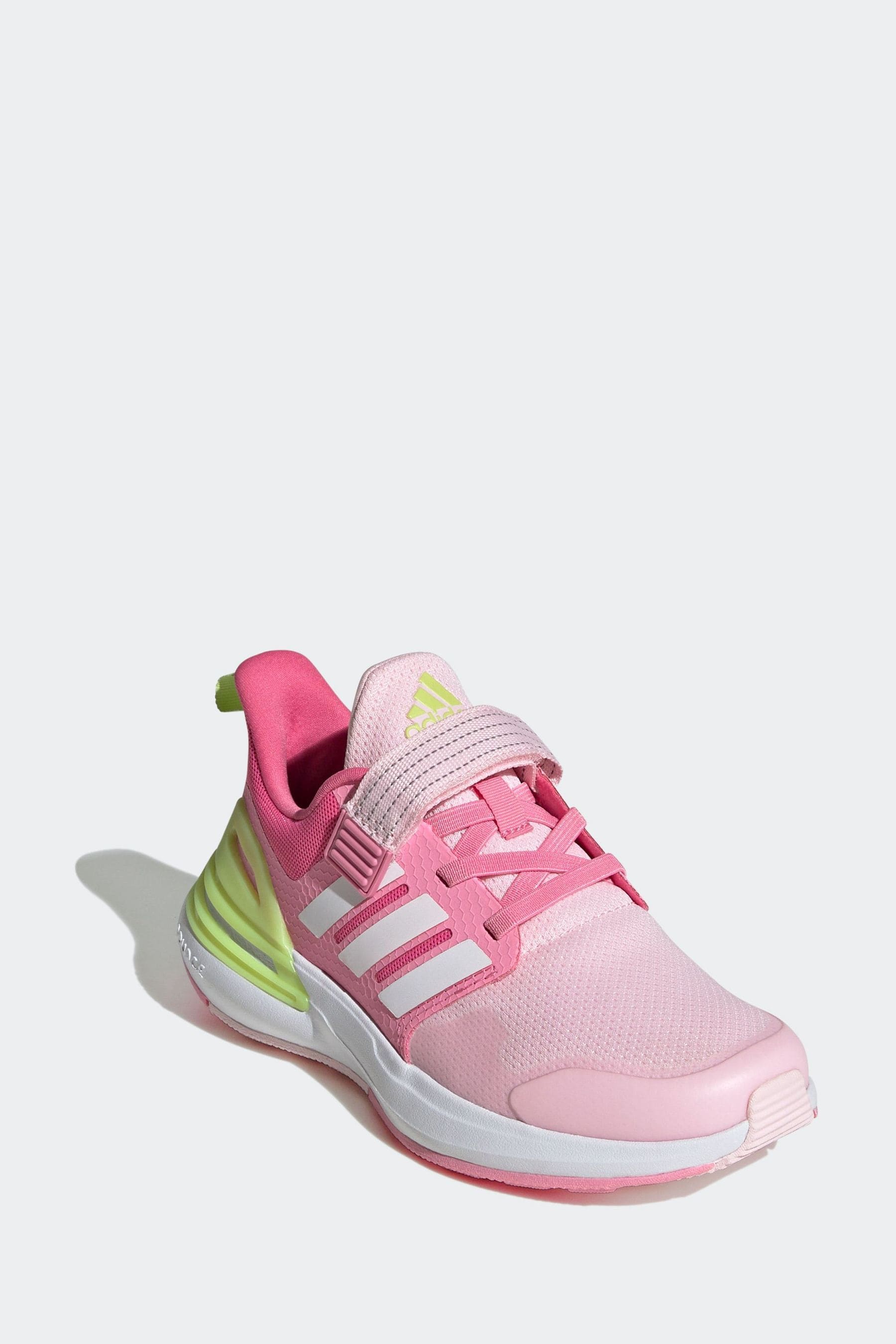 Pink adidas Sportswear Rapidasport Bounce Elastic Lace Top Strap Trainers