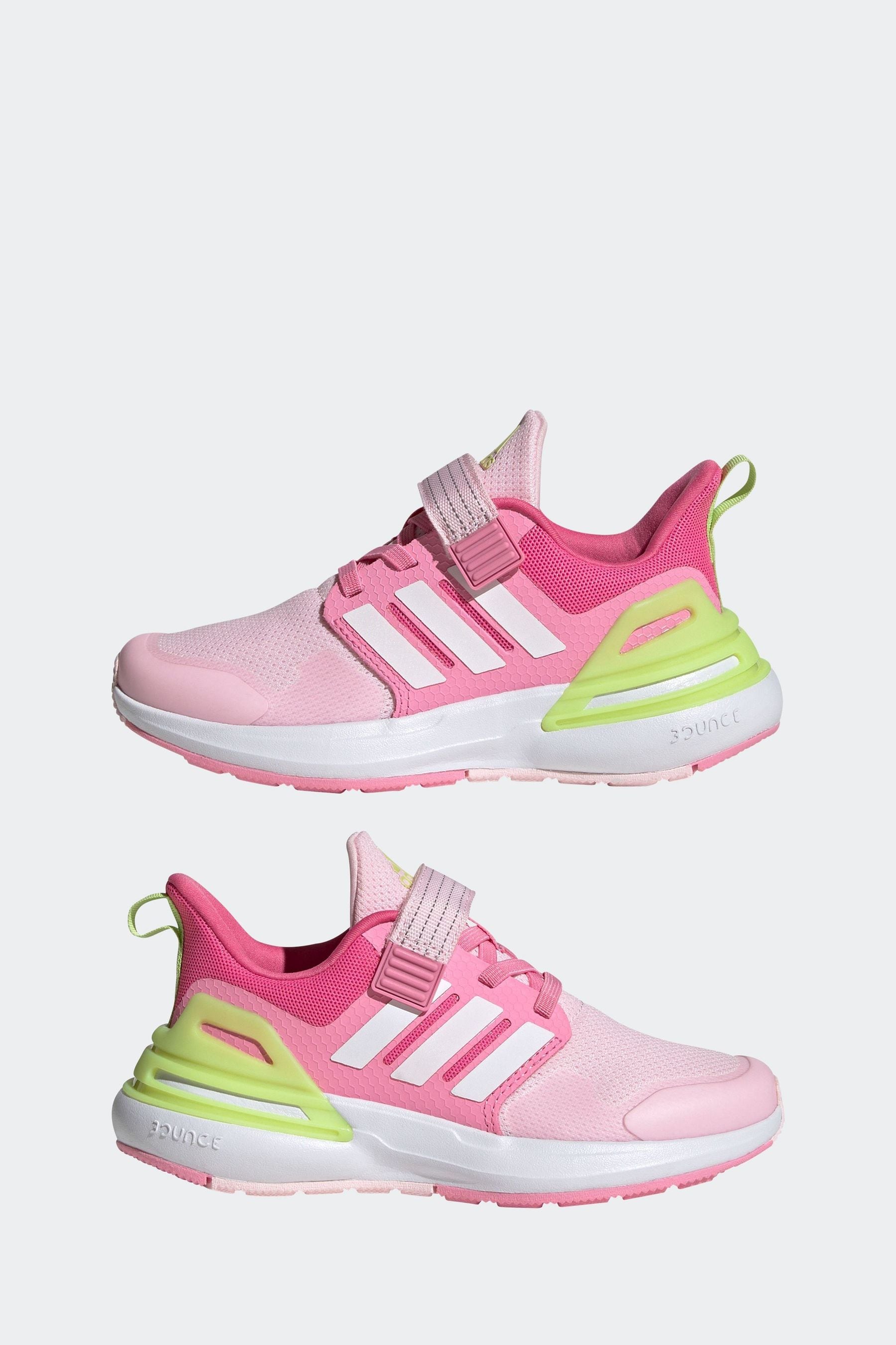 Pink adidas Sportswear Rapidasport Bounce Elastic Lace Top Strap Trainers