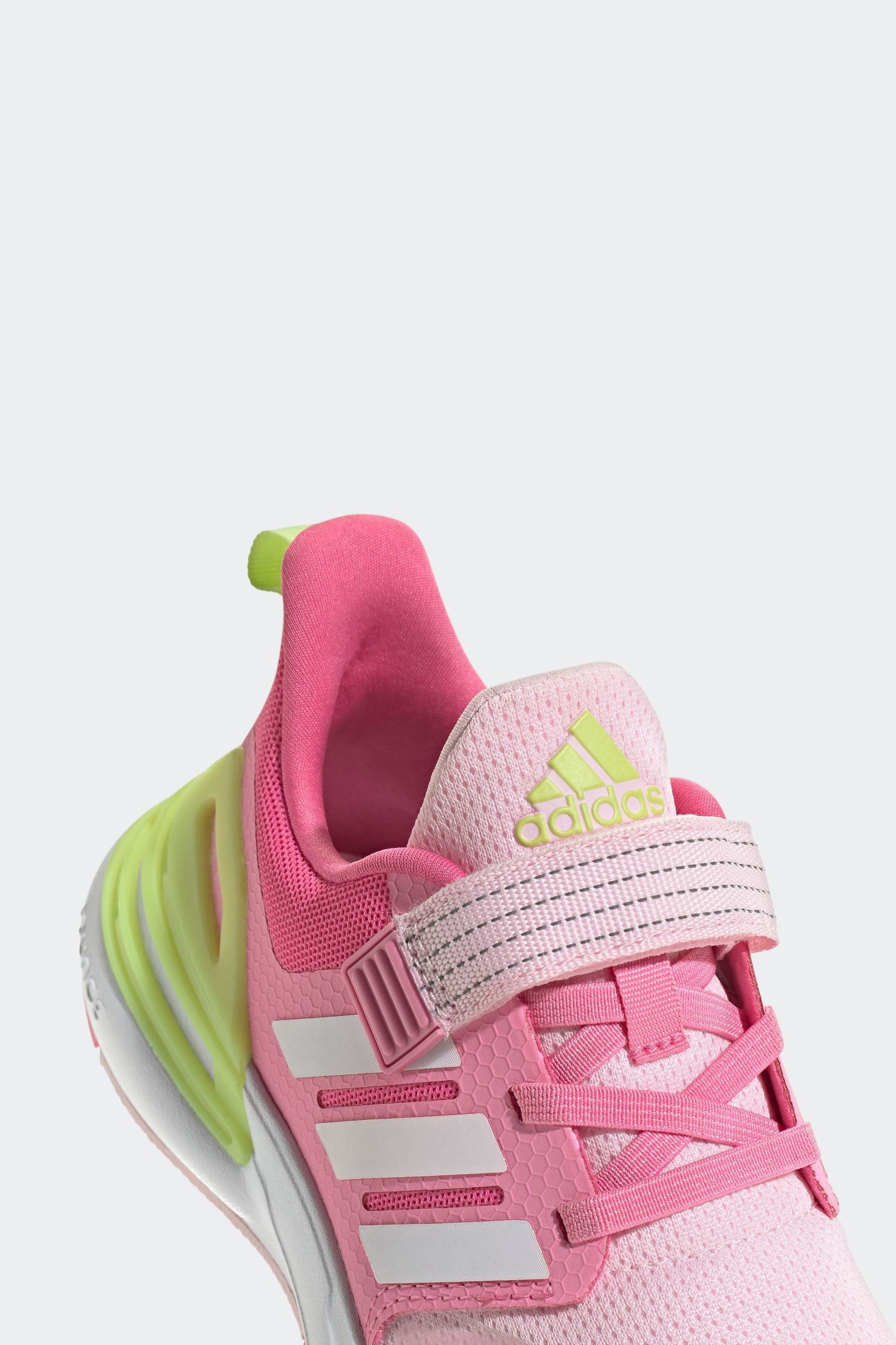 Pink adidas Sportswear Rapidasport Bounce Elastic Lace Top Strap Trainers