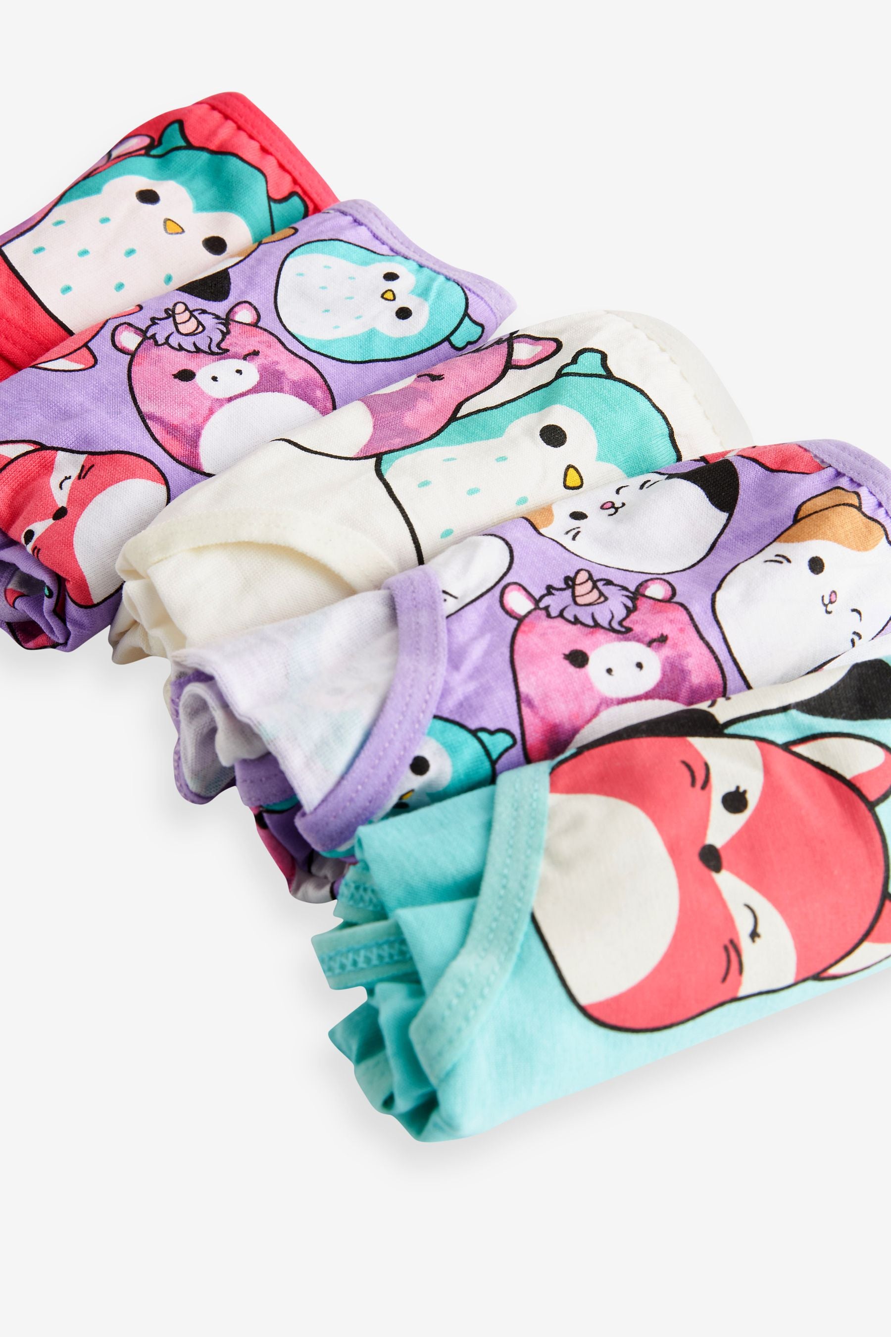 Red/Green Squishmallow Briefs 5 Pack (5-14yrs)