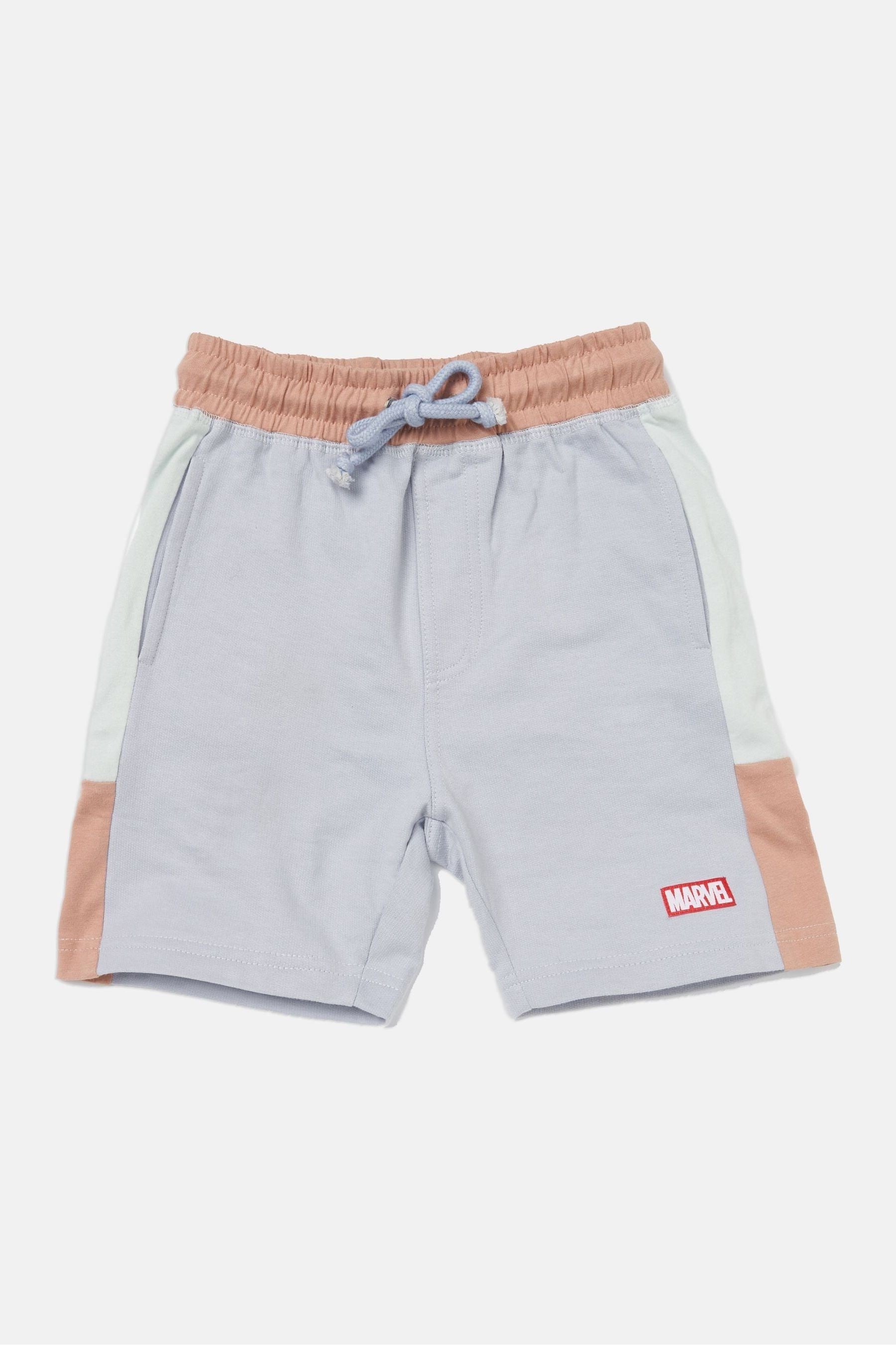 Grey Angel & Rocket Grey Captain America Shorts