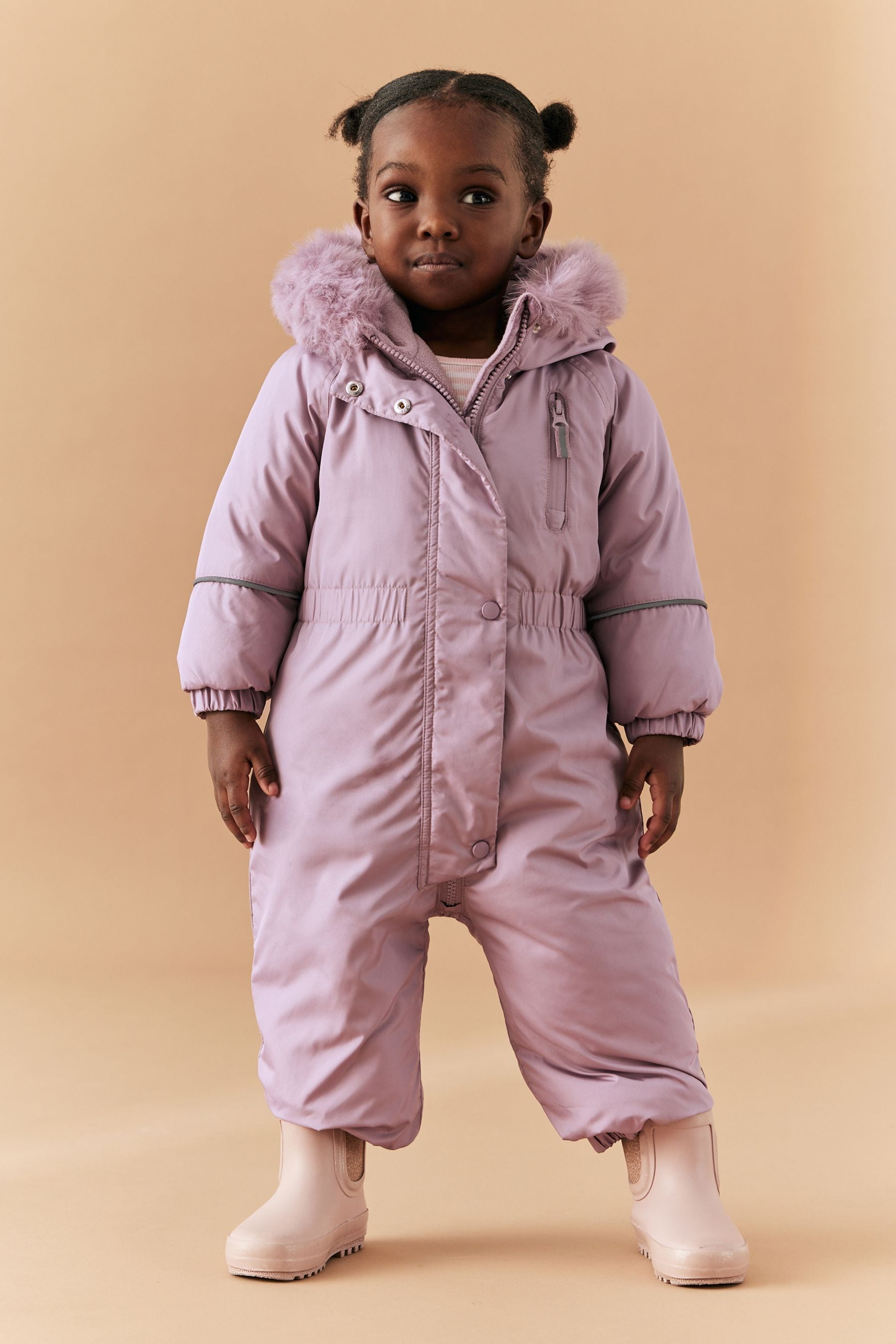 Pink Shower Resistant Snowsuit (3mths-7yrs)