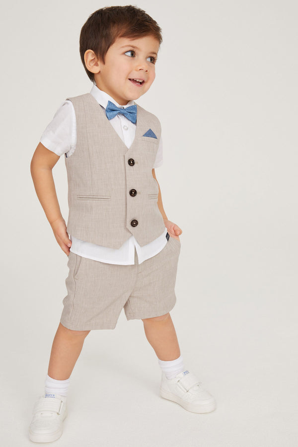 Baker by Ted Baker Shirt Waistcoat and Short Set