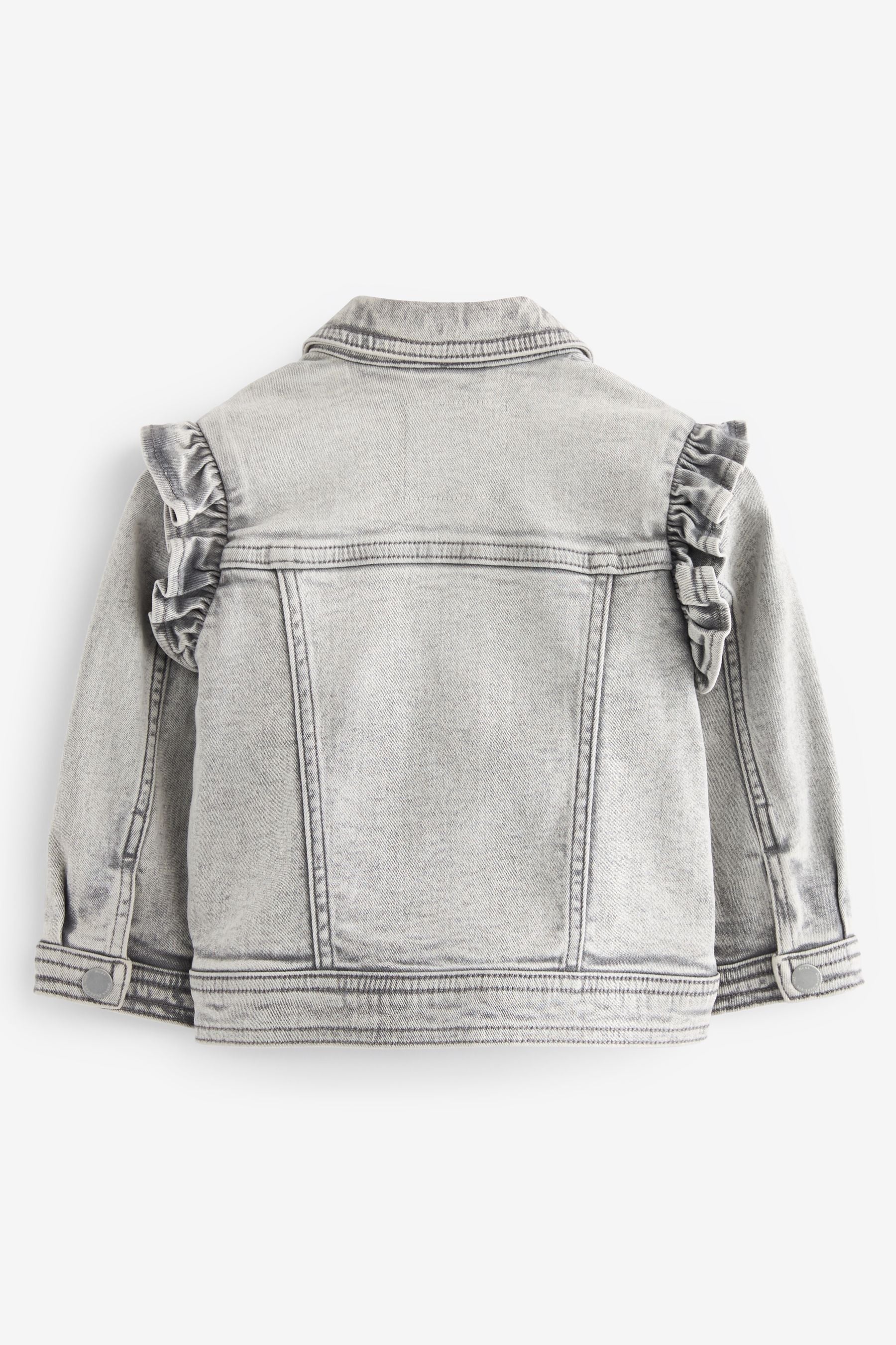 Grey Denim Frill Jacket (3mths-7yrs)