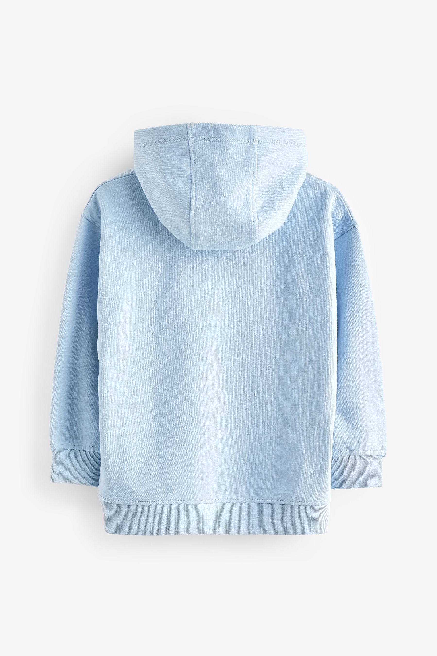 Light Blue Plain Jersey Hoodie (3-16yrs)