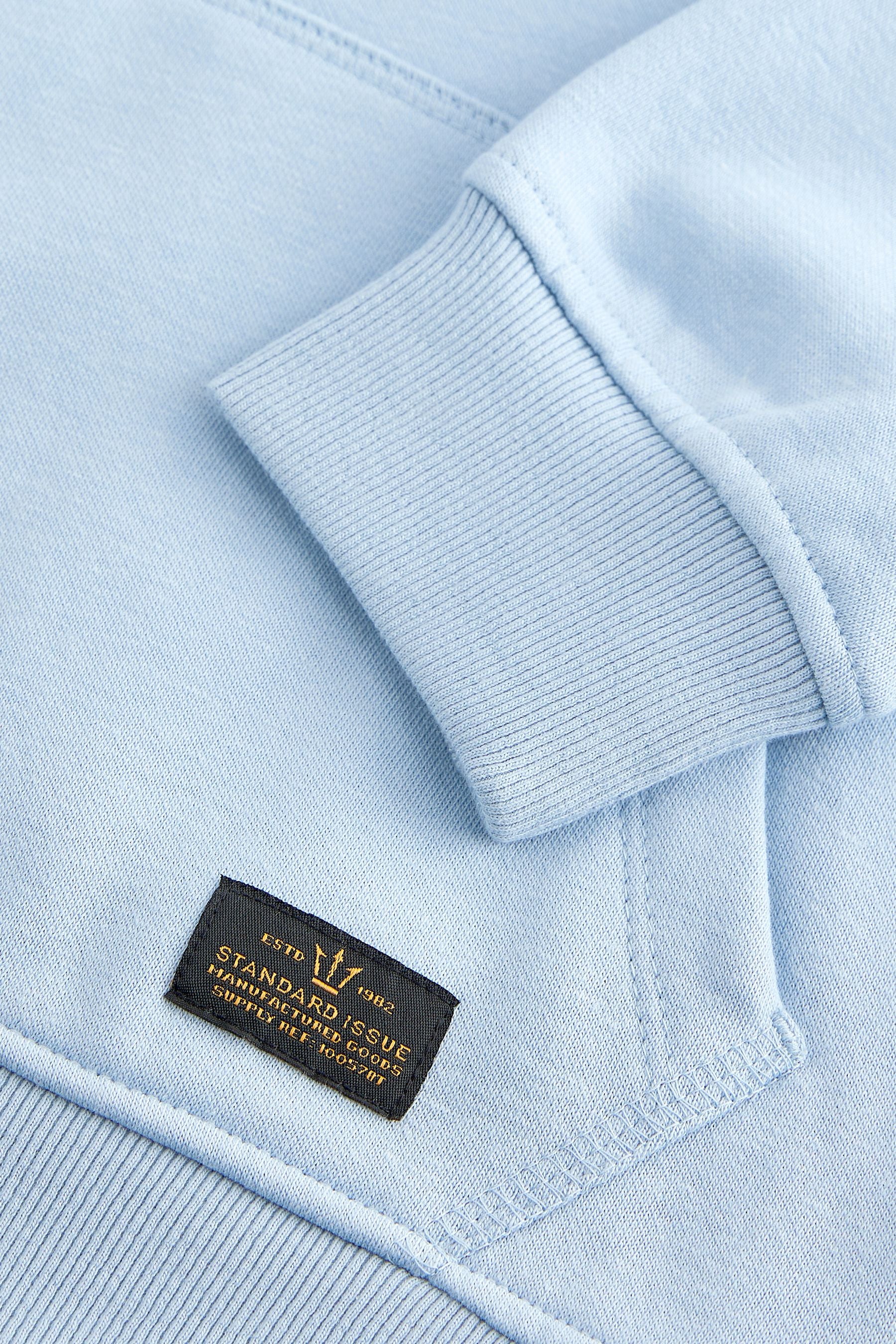 Light Blue Plain Jersey Hoodie (3-16yrs)