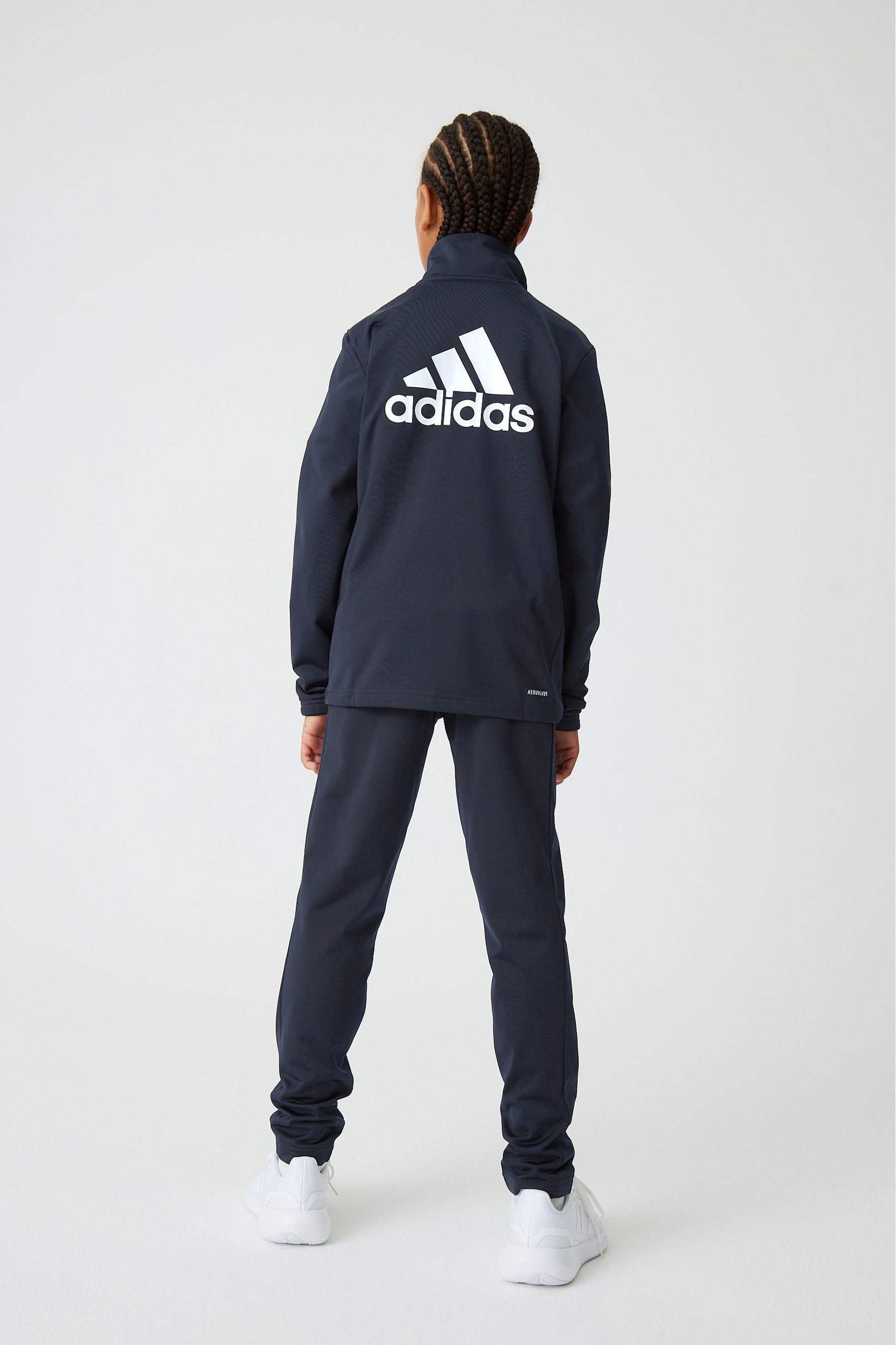 adidas Navy Essentials Big Logo Tracksuit