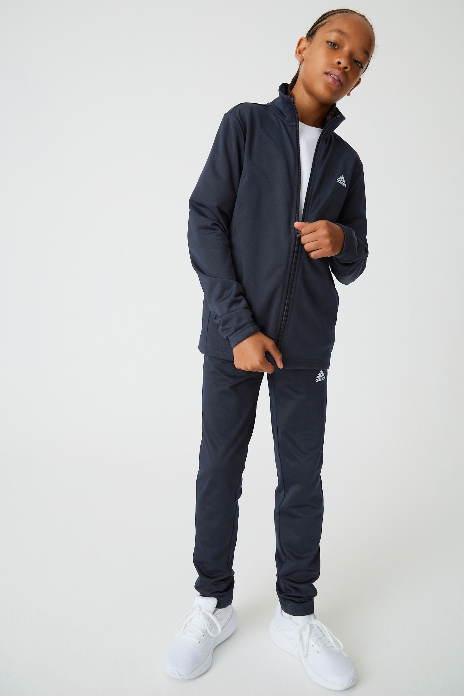 adidas Navy Essentials Big Logo Tracksuit