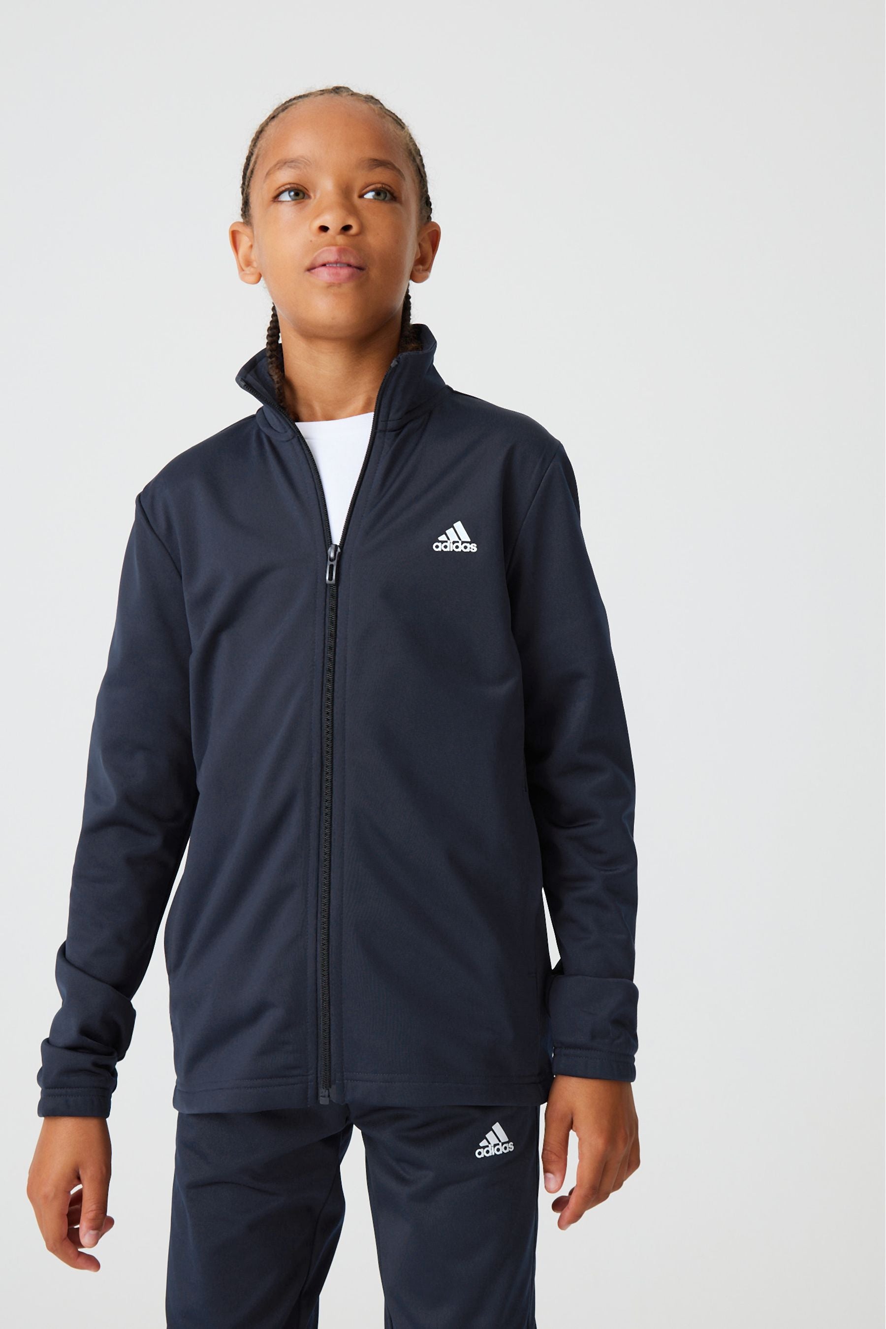 adidas Navy Essentials Big Logo Tracksuit