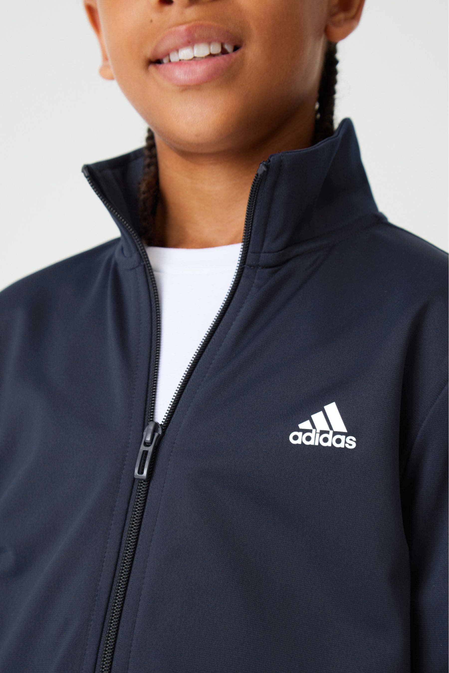 adidas Navy Essentials Big Logo Tracksuit