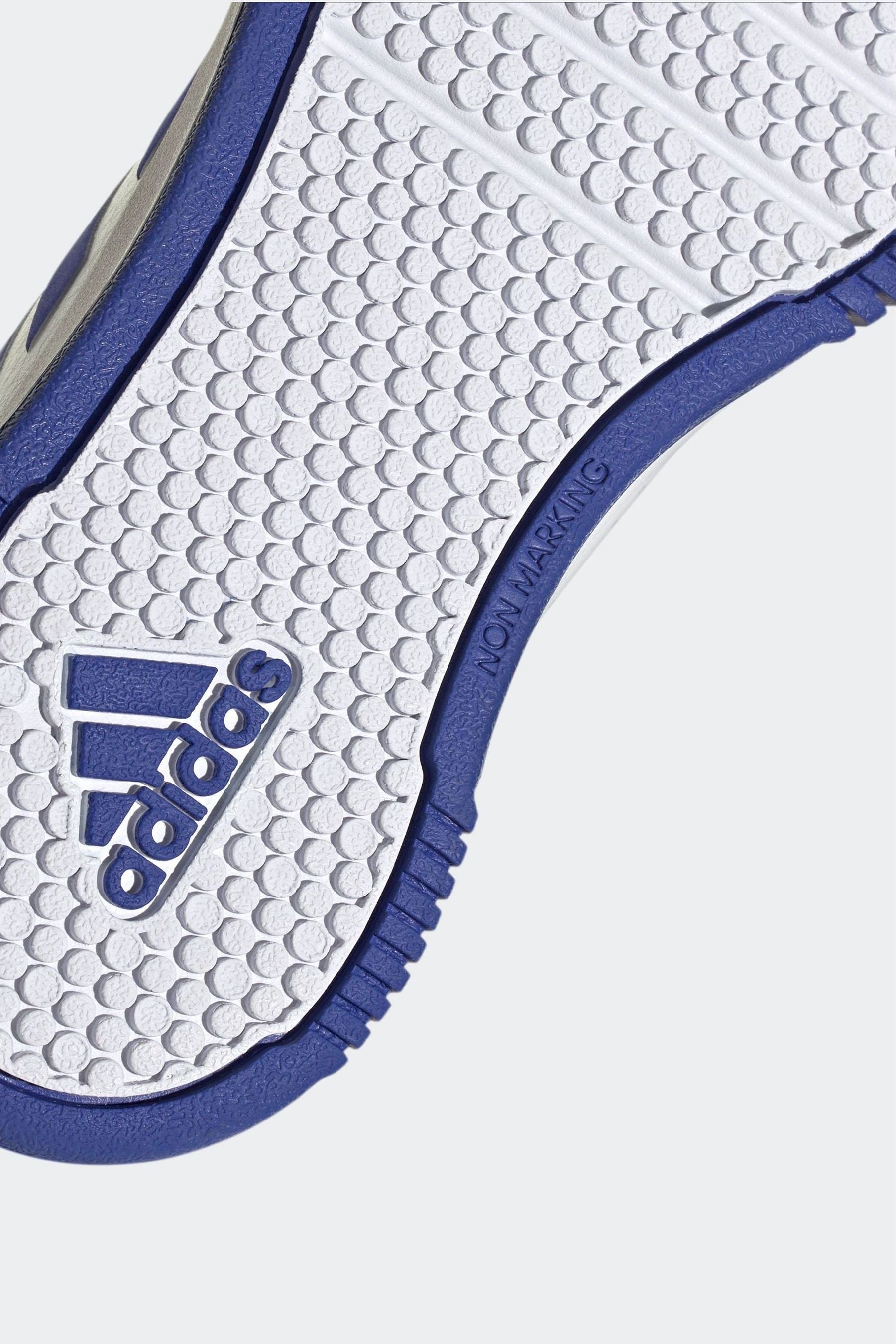 White/Blue adidas Tensaur Sport Training Lace Shoes