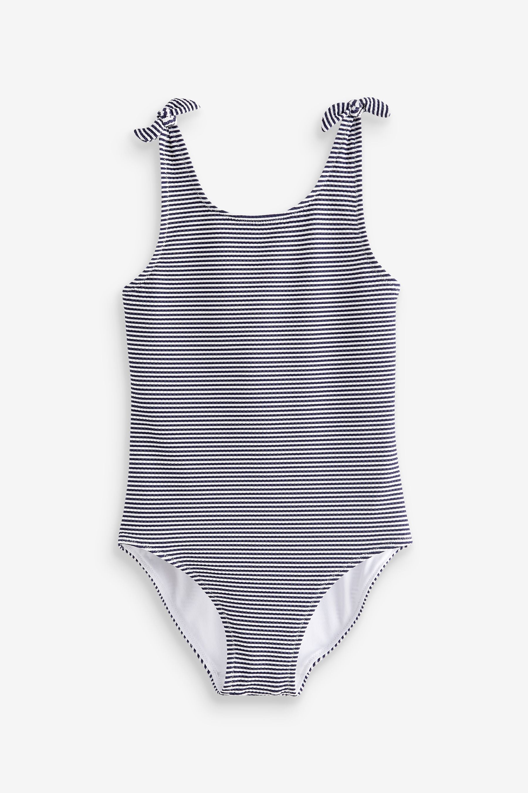 Navy Blue Stripe Swimsuit (3mths-16yrs)