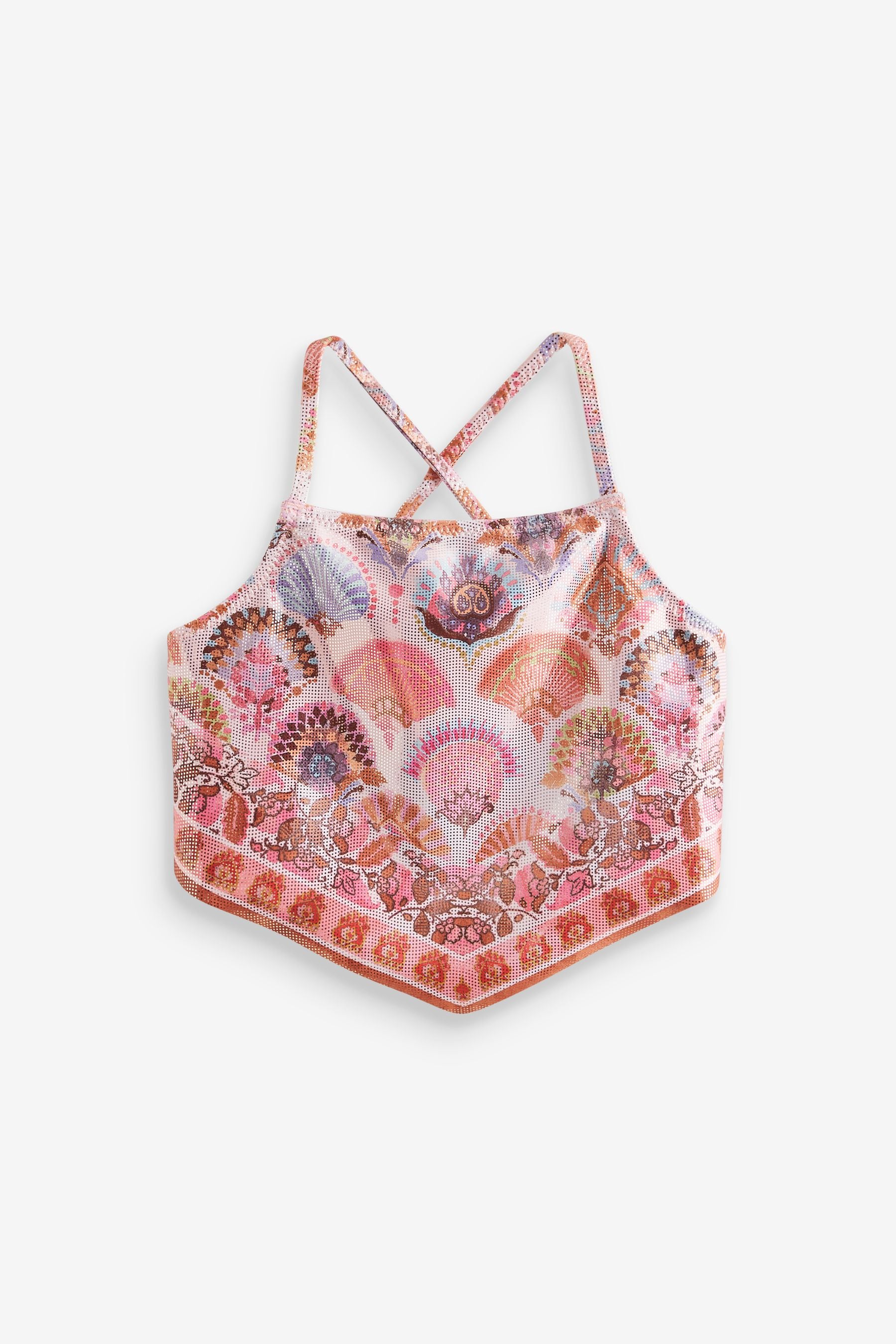 Coral Pink Shell Bikini (3-16yrs)