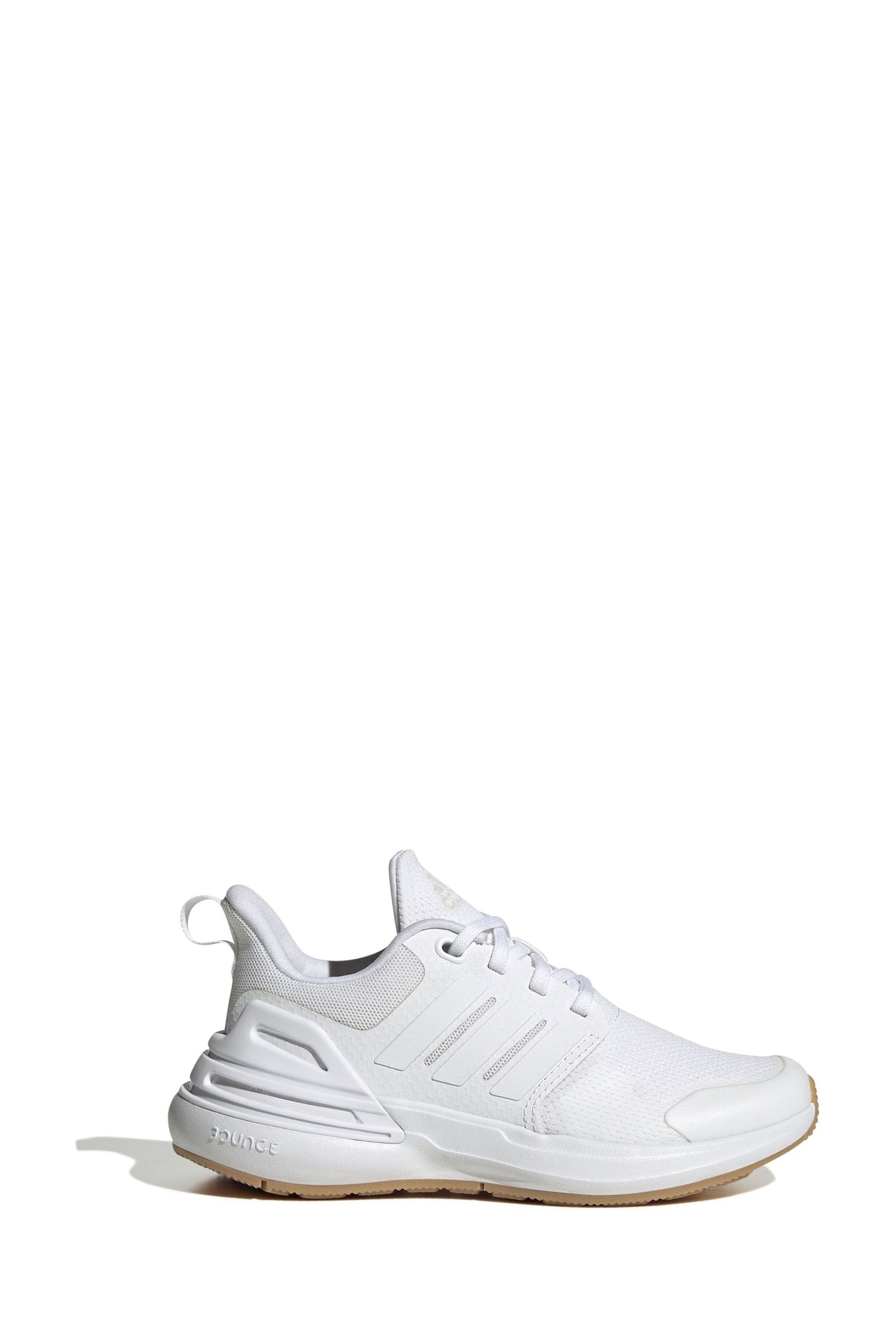 White adidas Sportswear Kids Rapidasport Bounce Lace Trainers