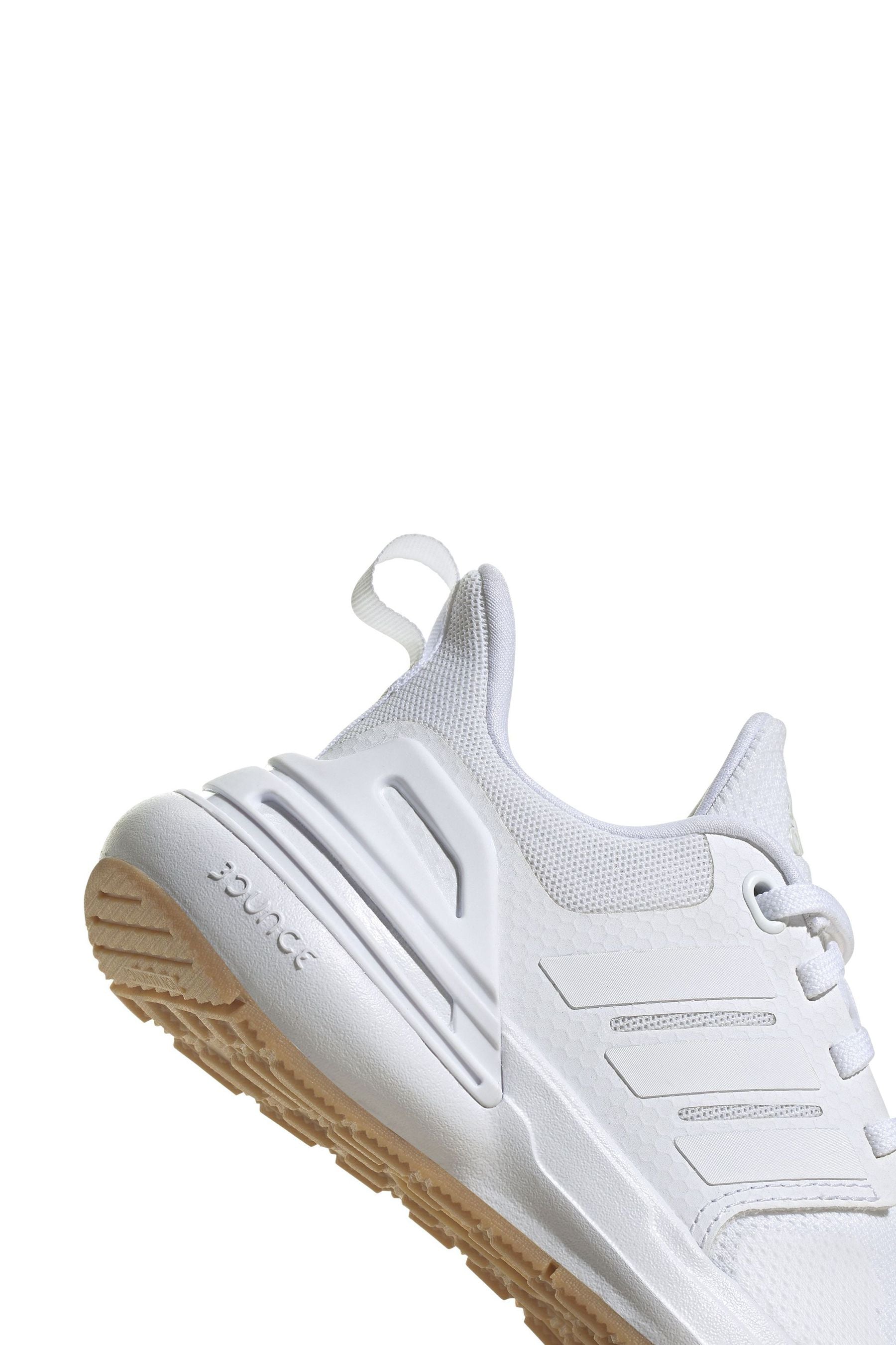 White adidas Sportswear Kids Rapidasport Bounce Lace Trainers