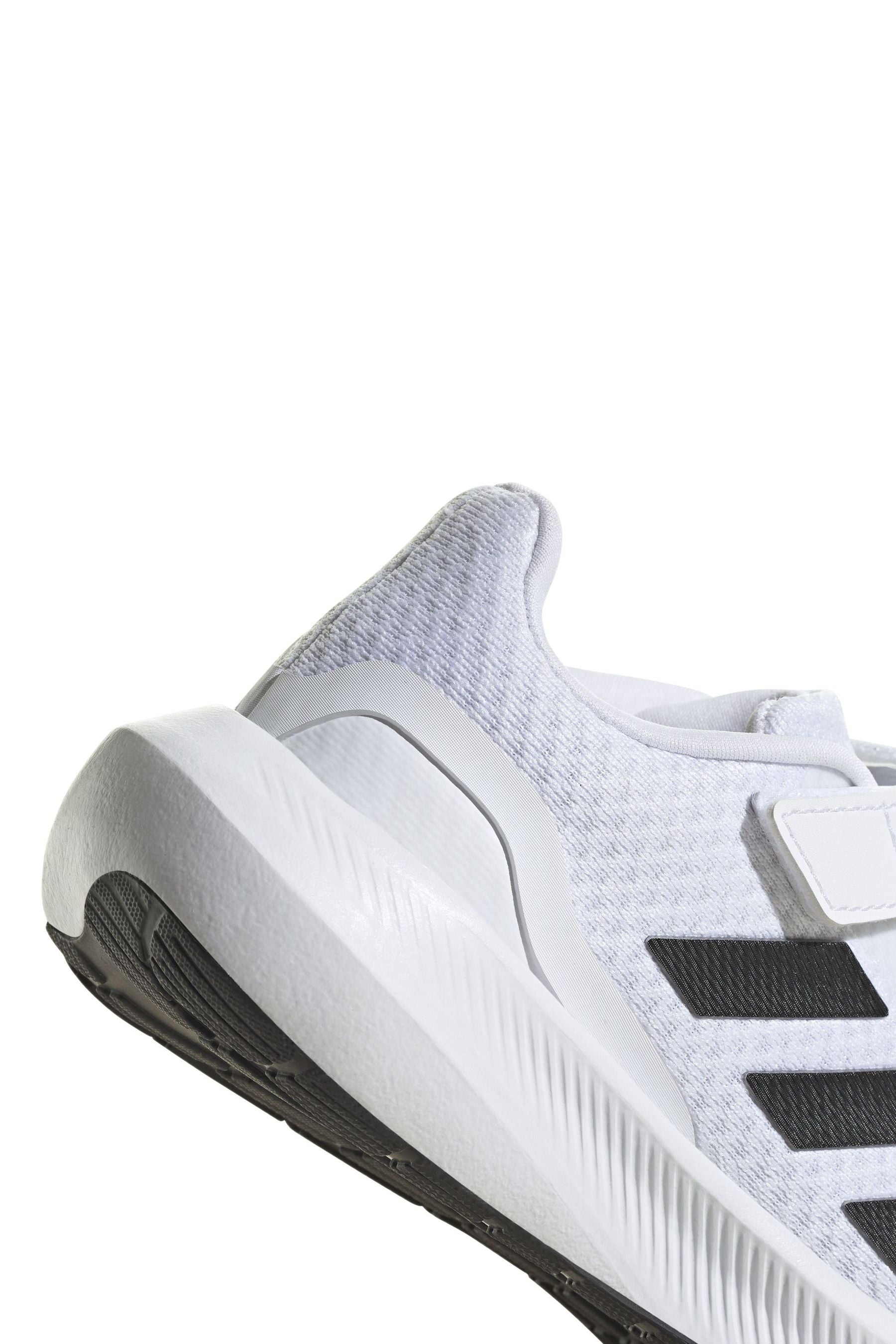 White adidas Sportswear Runfalcon 3.0 Elastic Lace Top Strap Trainers