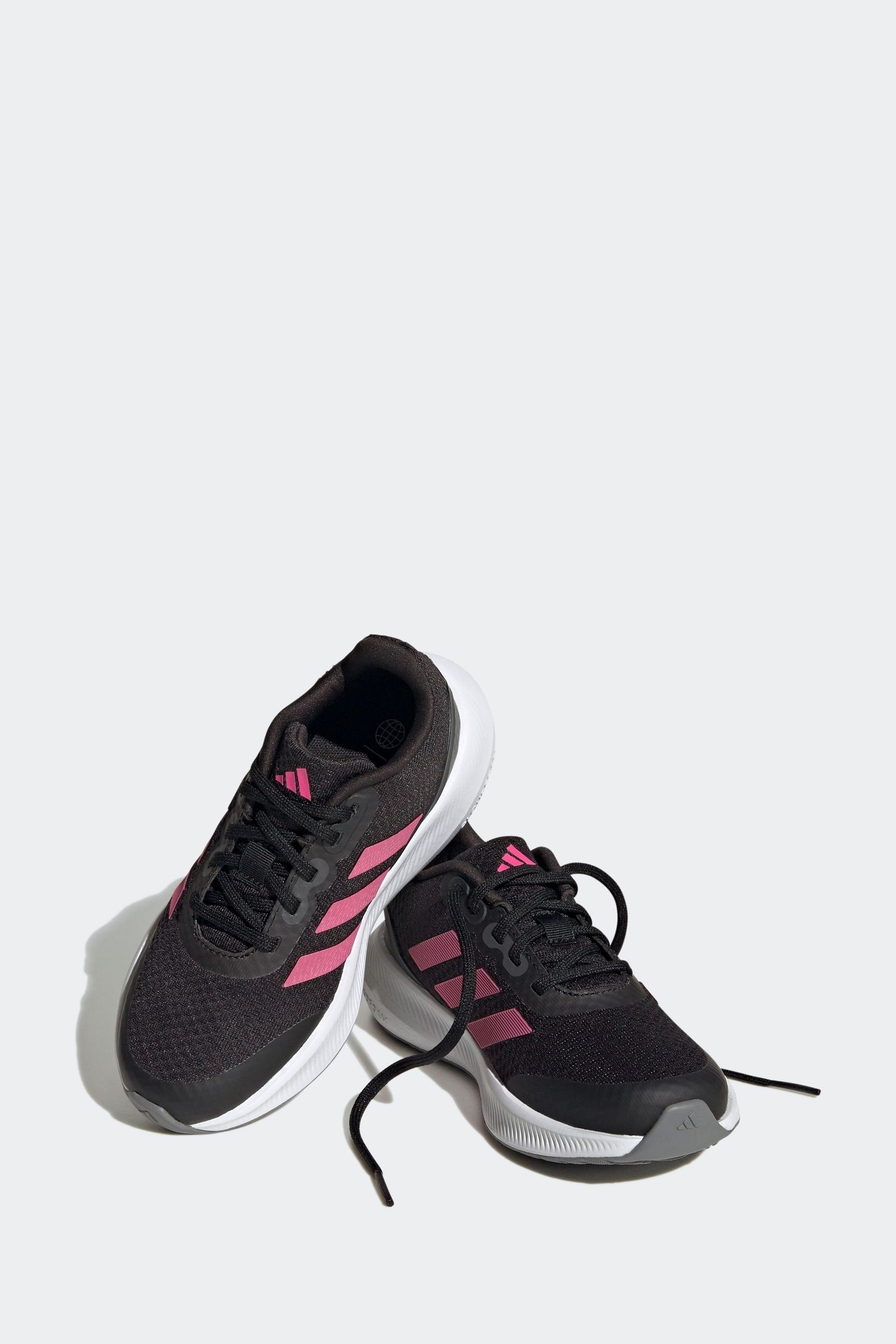 Black/Pink adidas Runfalcon 3.0 Trainers