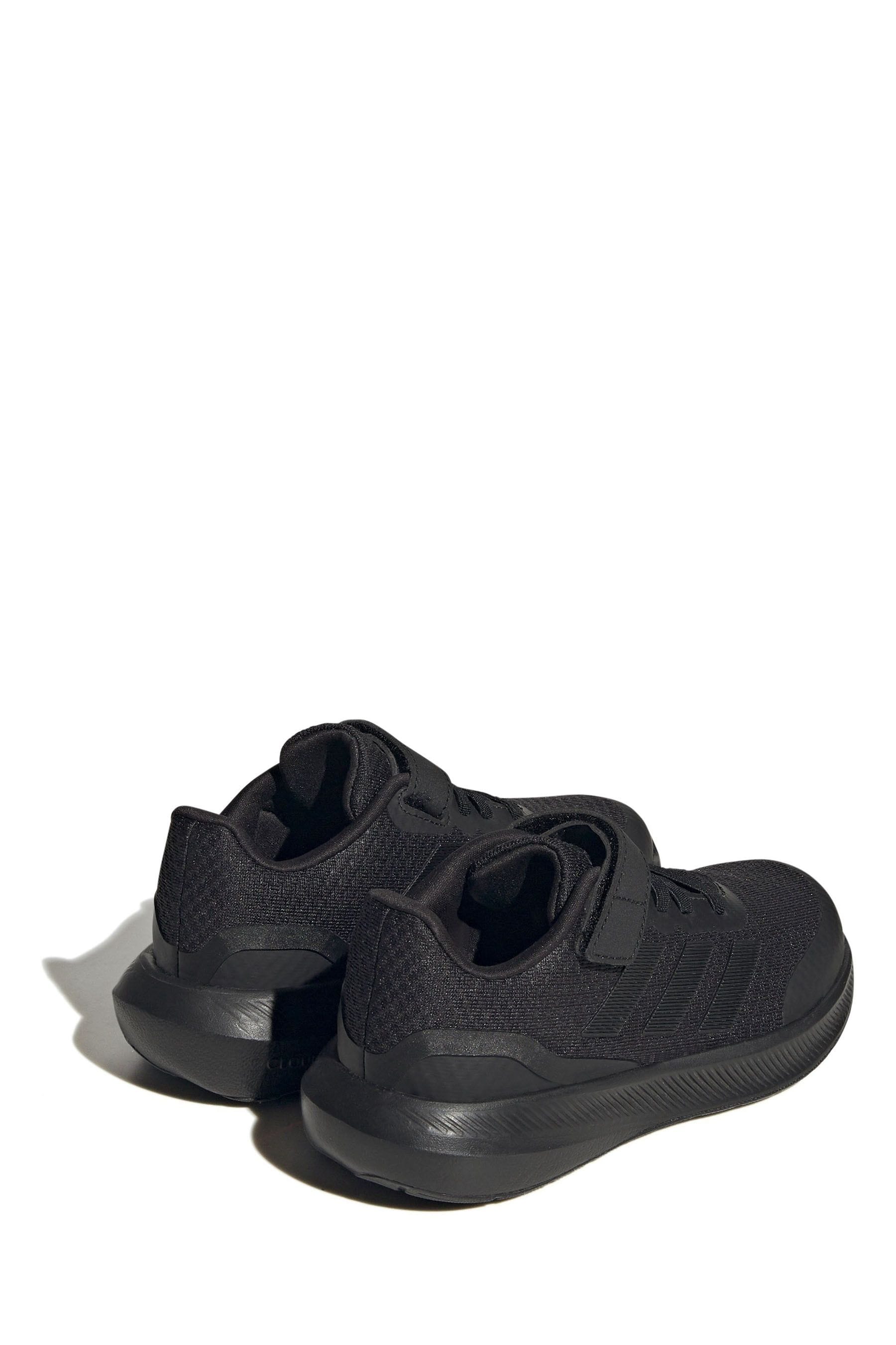 Black adidas Sportswear Runfalcon 3.0 Elastic Lace Top Strap Trainers