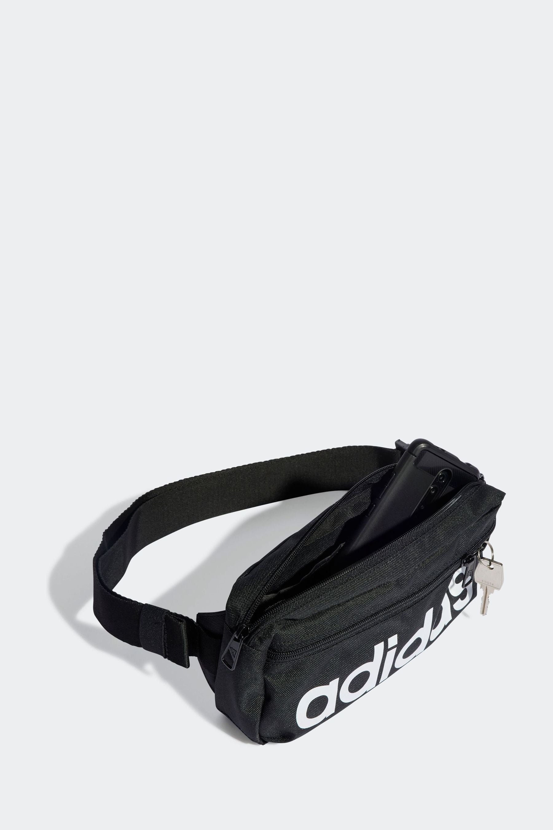 adidas Black Linear Bum Bag