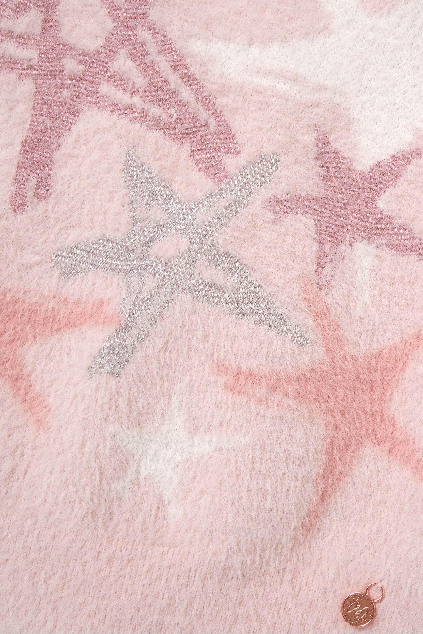 Pink Angel & Rocket Lizzie Pastel Star Jumper