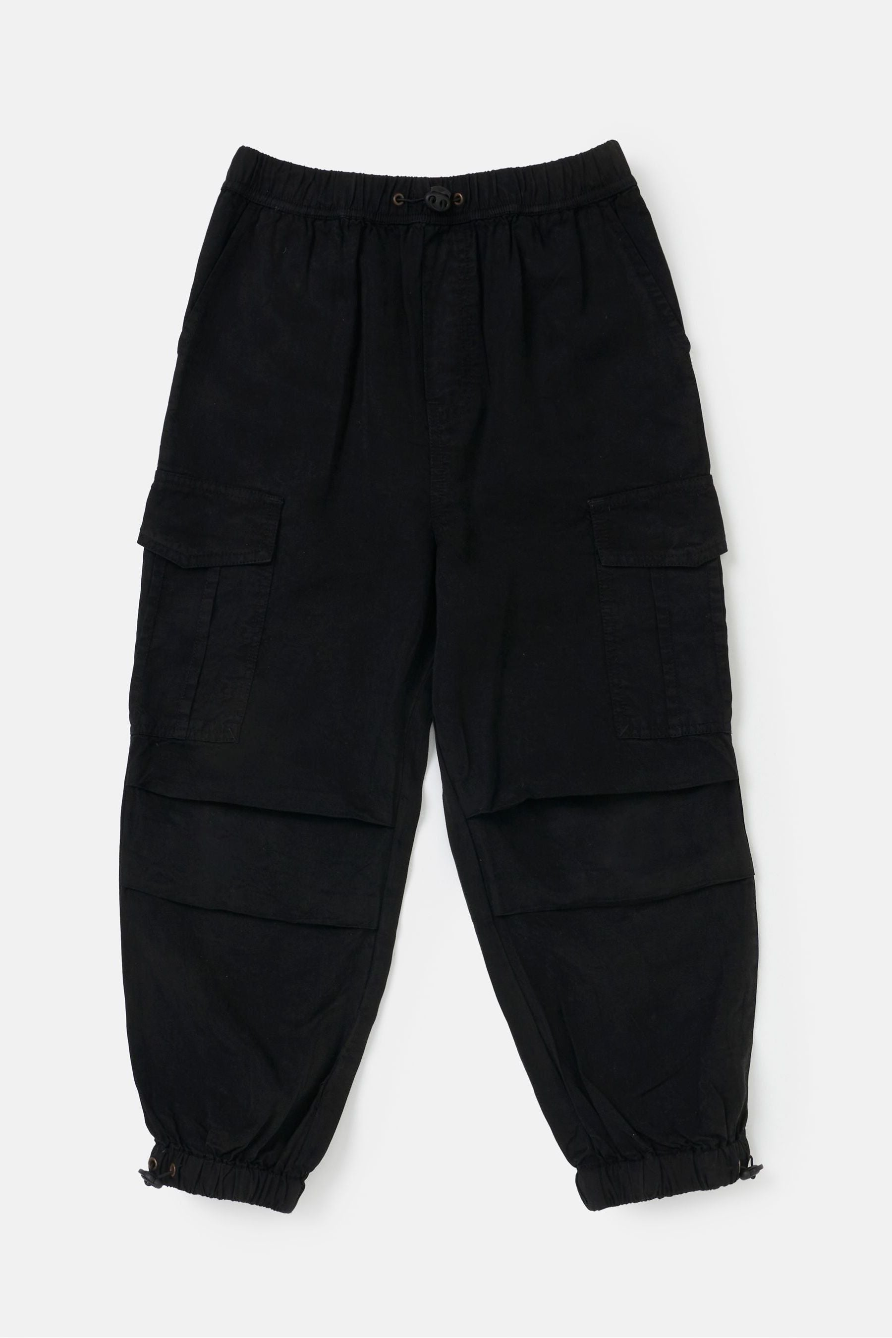 Black Angel & Rocket Parachute Cargo Tara Trousers